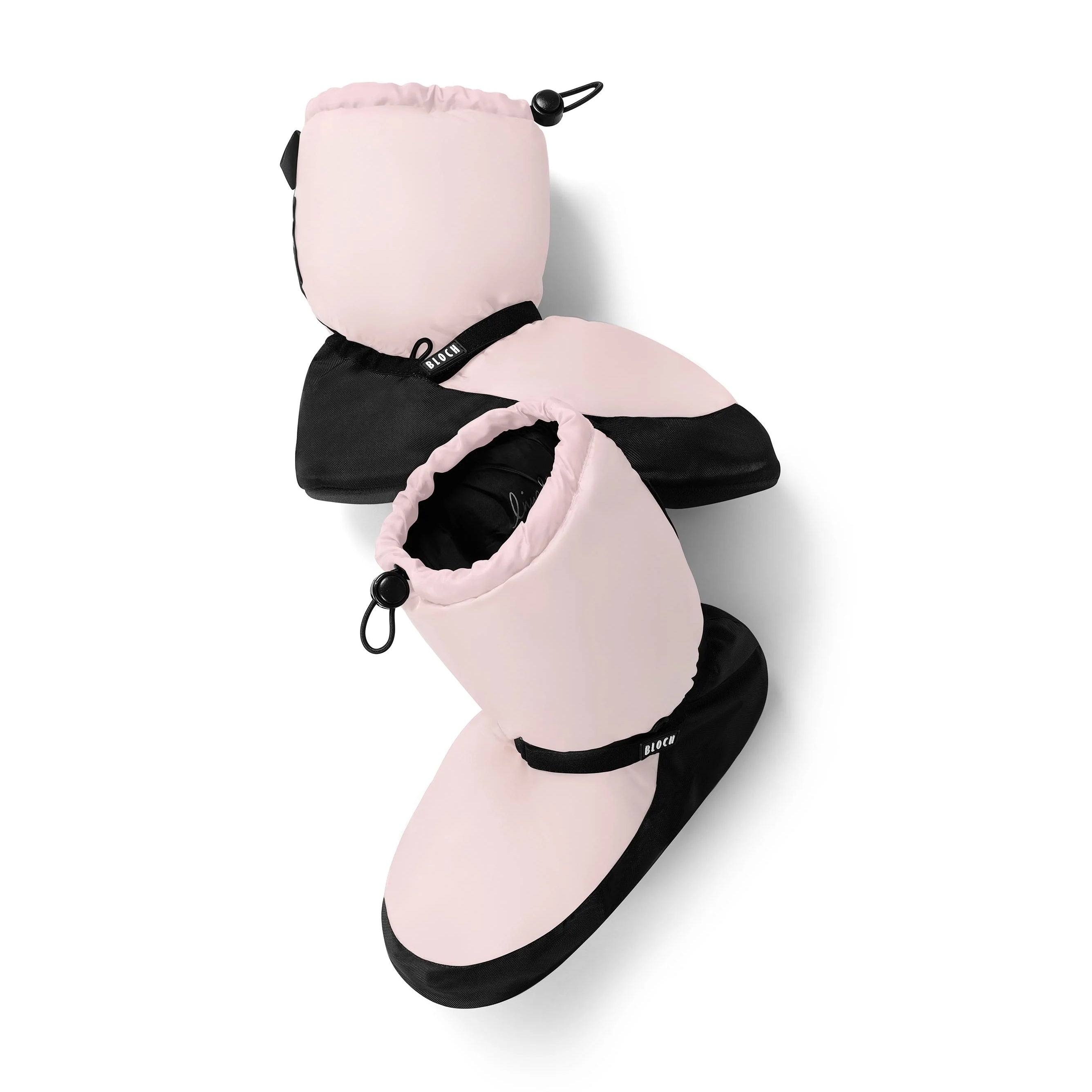 Bottines d'échauffement de ballet roses pour filles (SIM5009B)