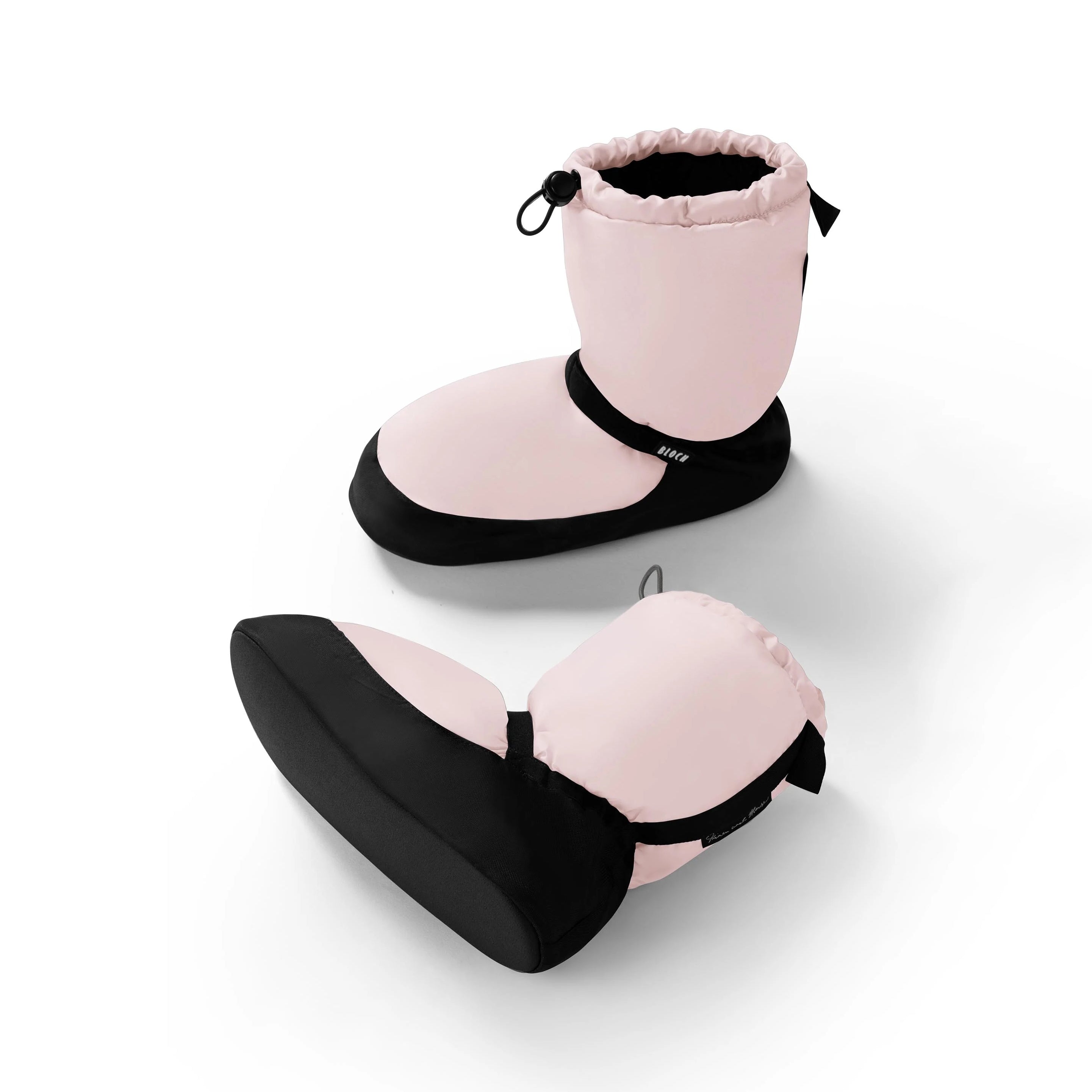 Bottines d'échauffement de ballet roses pour filles (SIM5009B)