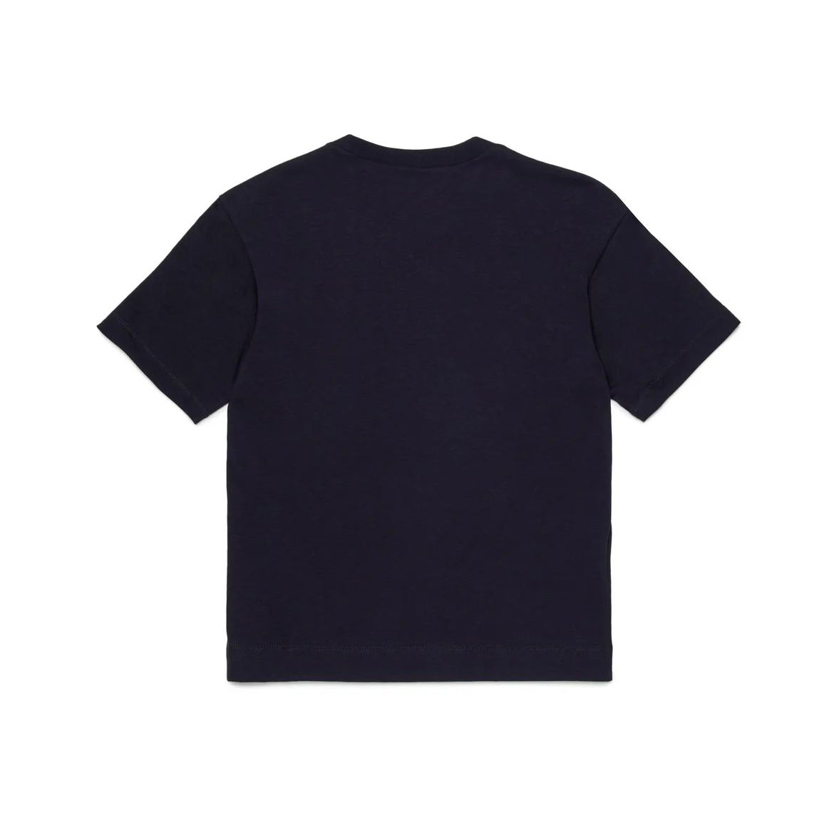 Boys & Girls Navy Logo Cotton T-Shirt