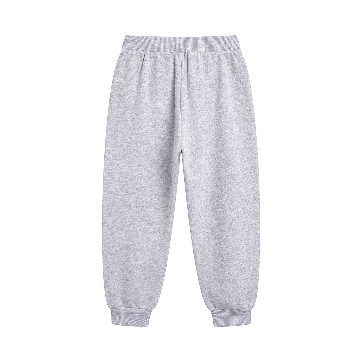 Baby Boys & Girls Grey Cotton Trousers