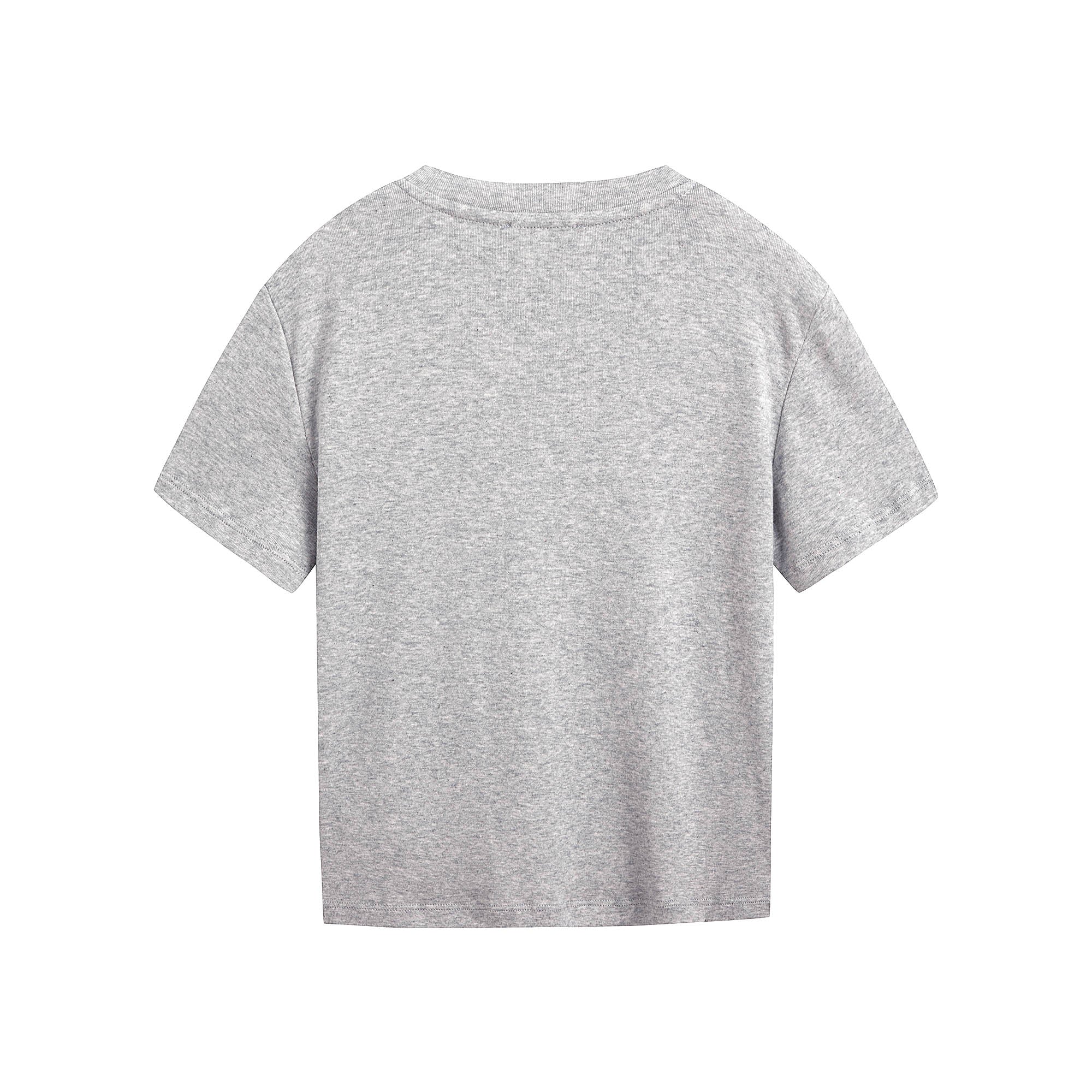 Boys Grey Logo Cotton T-Shirt