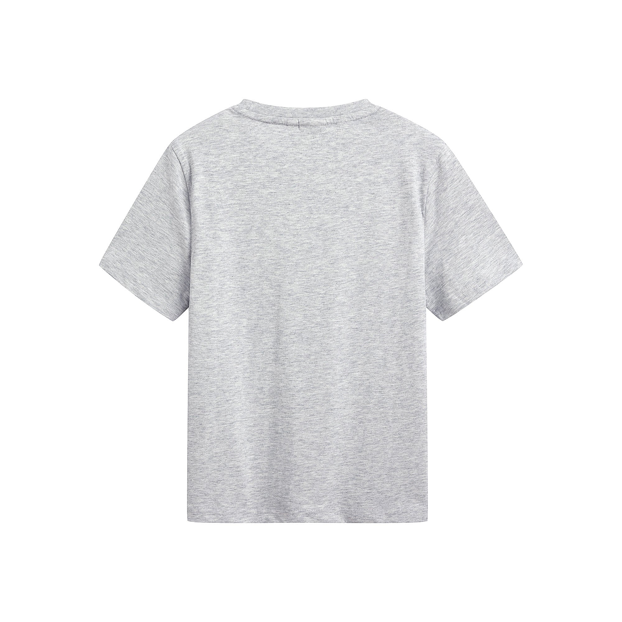 Boys Grey Logo Cotton T-Shirt