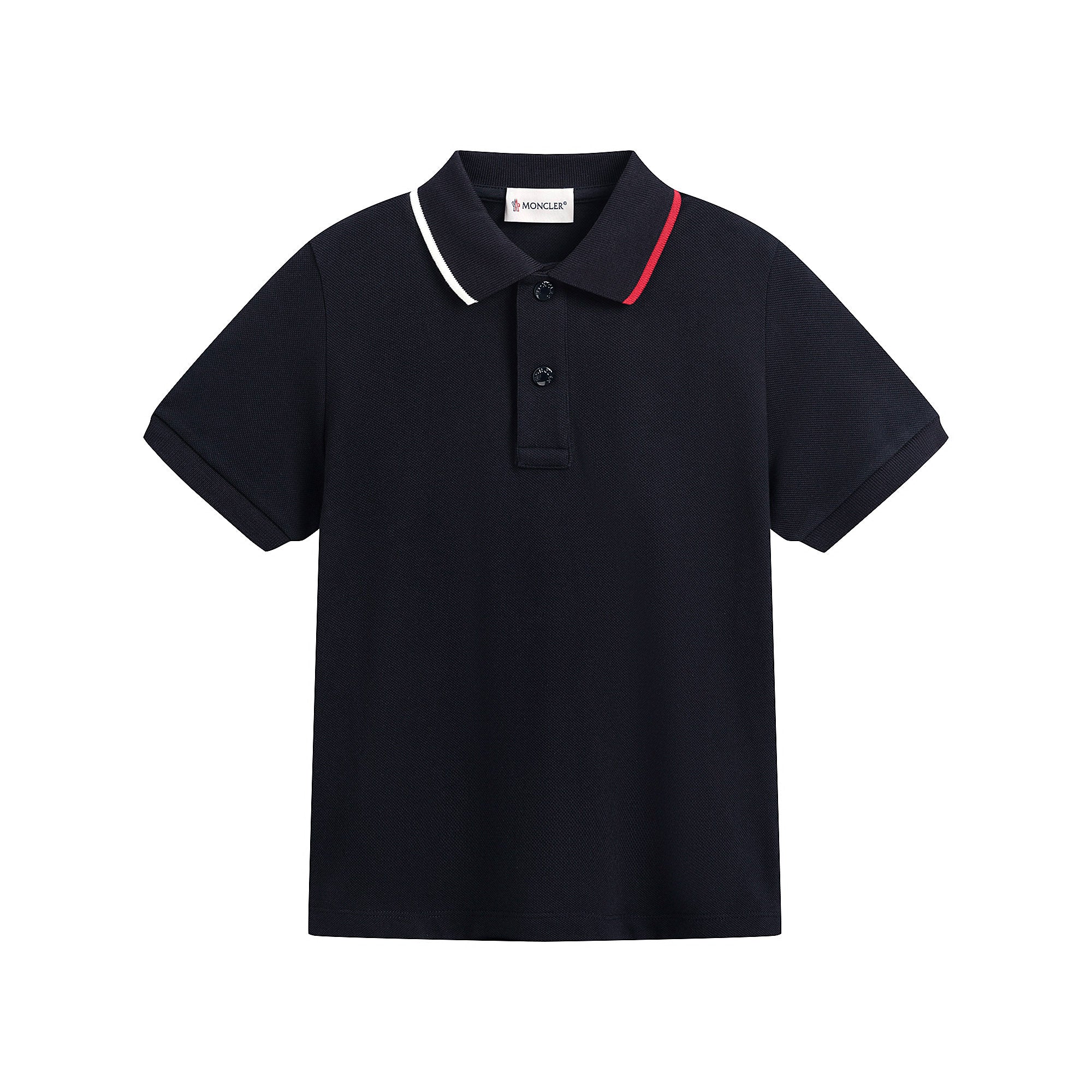Boys Navy Cotton Polo Shirt