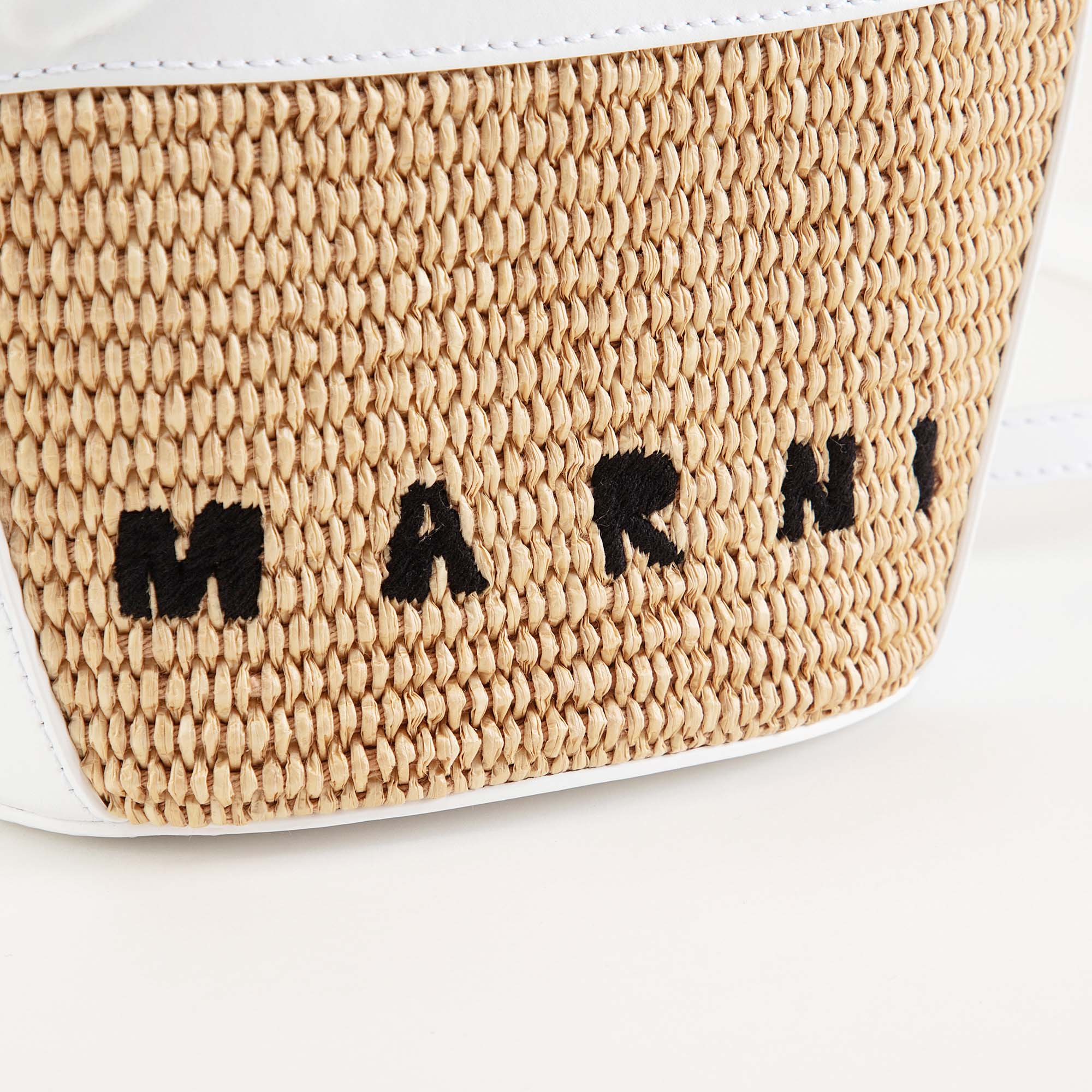 Sac à bandoulière beige à logo pour fille (Lxlxh: 10x21x17cm)