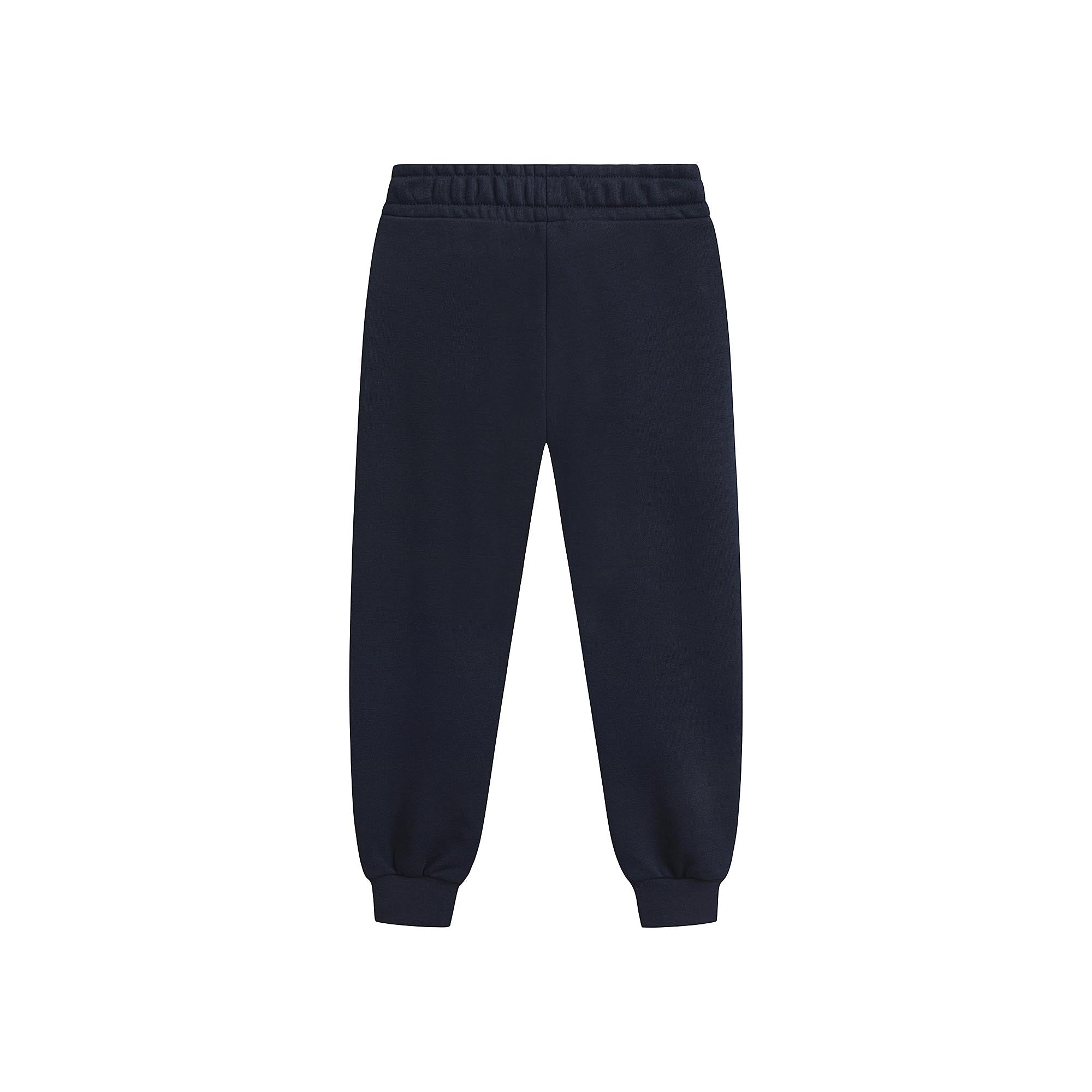 Boys Blue Logo Cotton Trousers