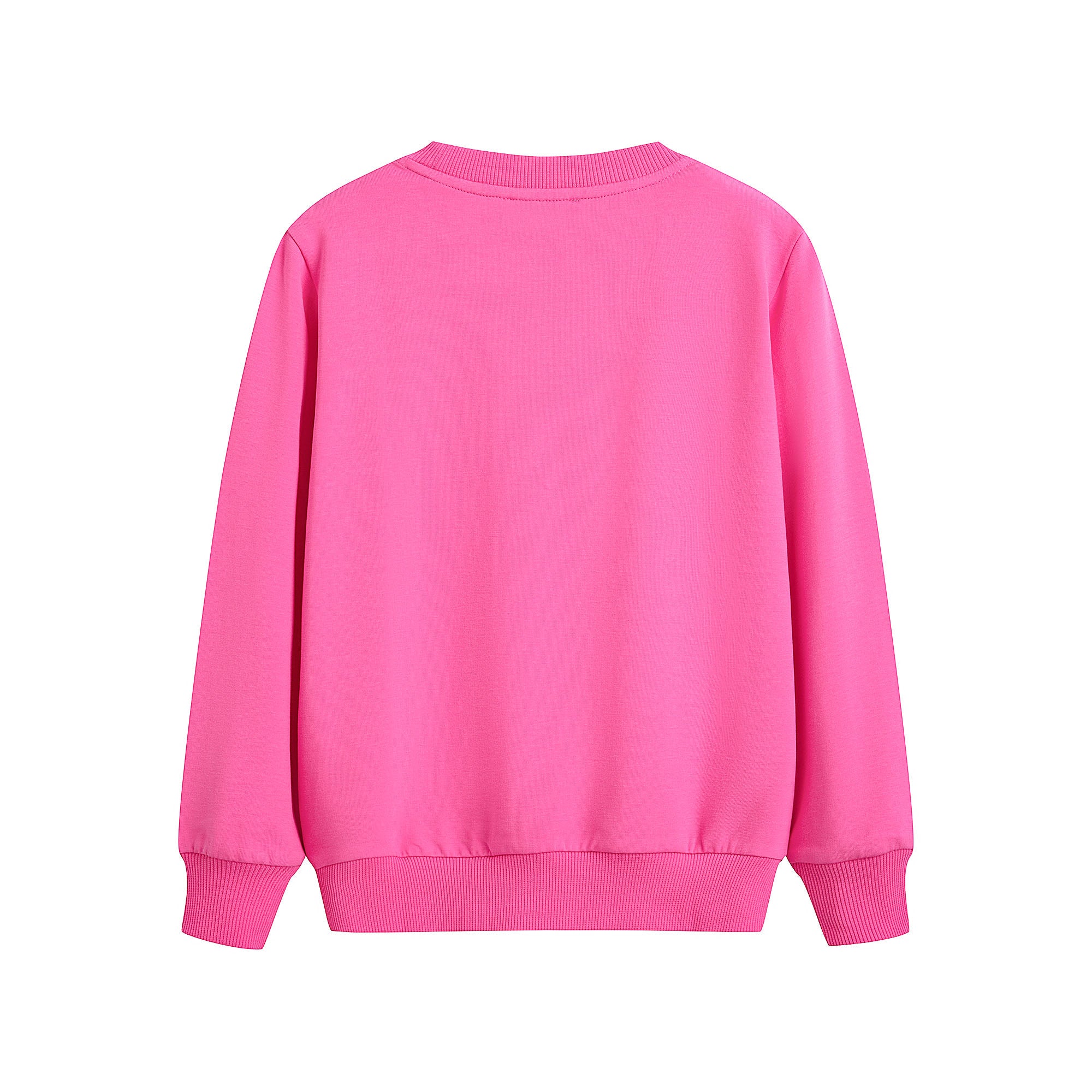 Boys & Girls Bright Pink Logo Cotton Sweatshirt