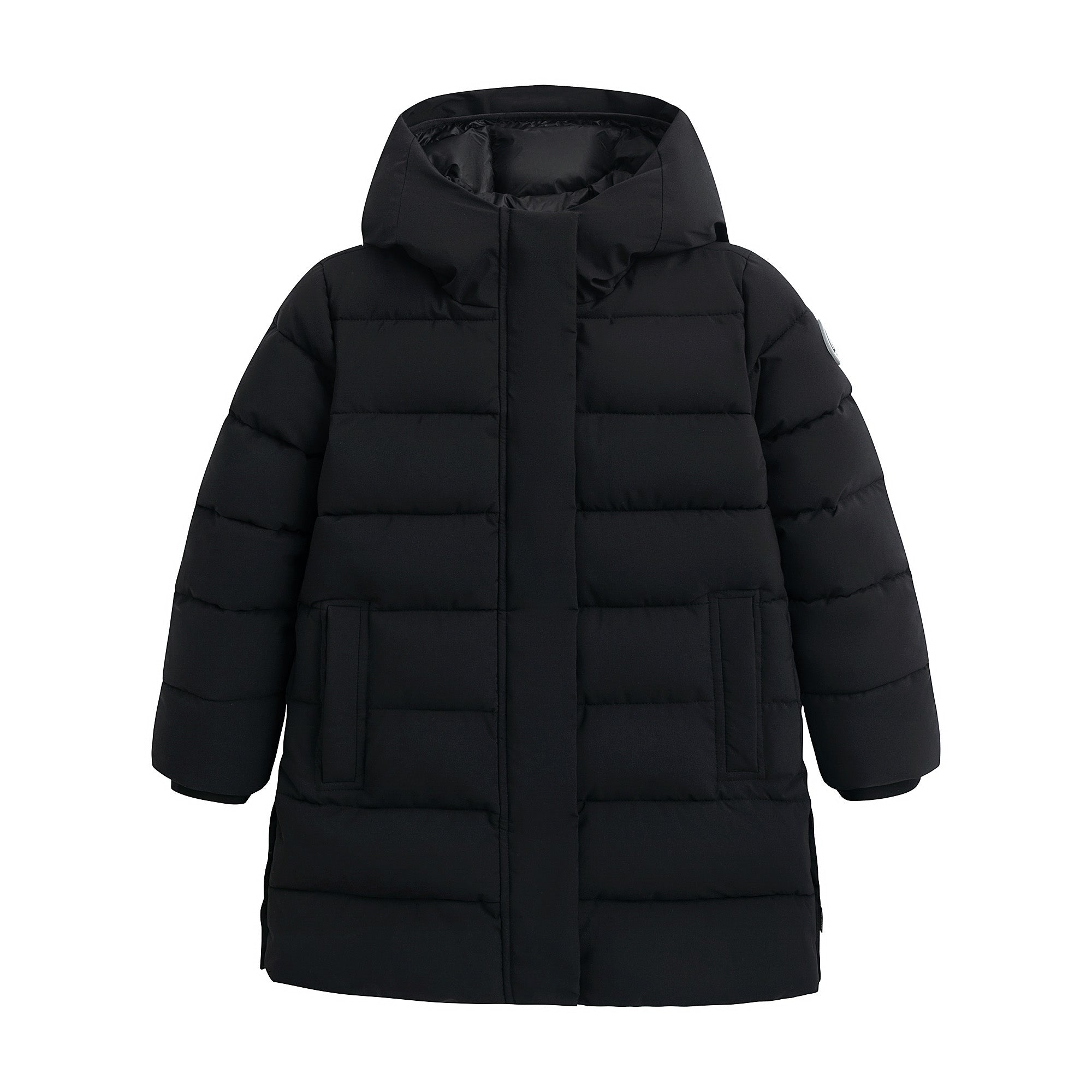 Girls Black Padded Coat