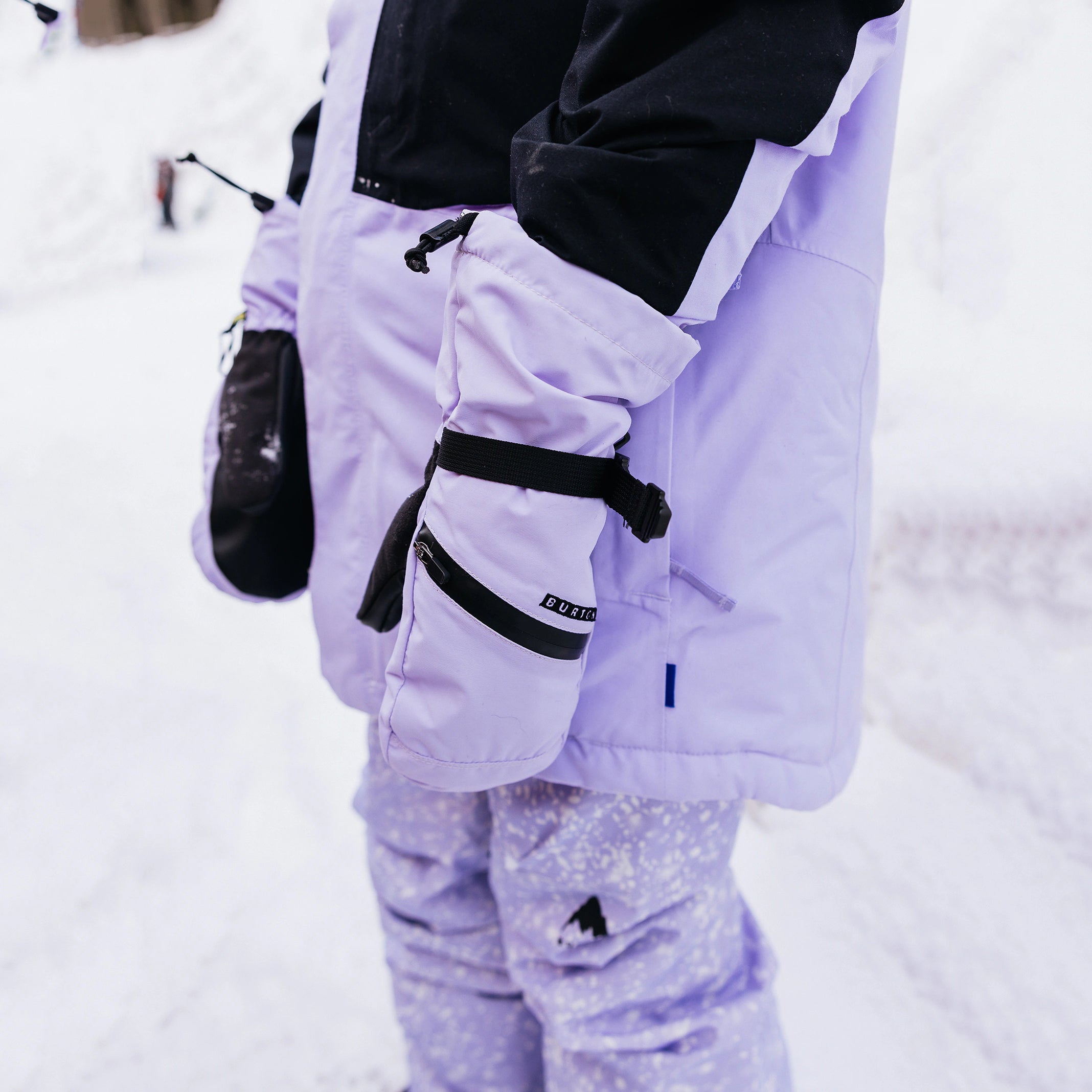 Boys & Girls Purple Snow Gloves