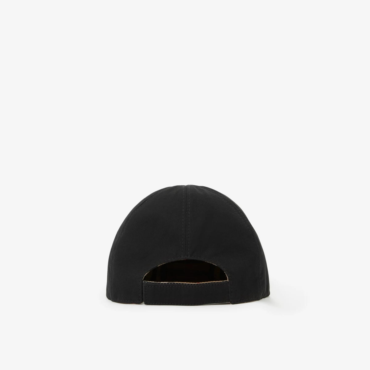 Casquette réversible à carreaux beige pour garçons et filles
