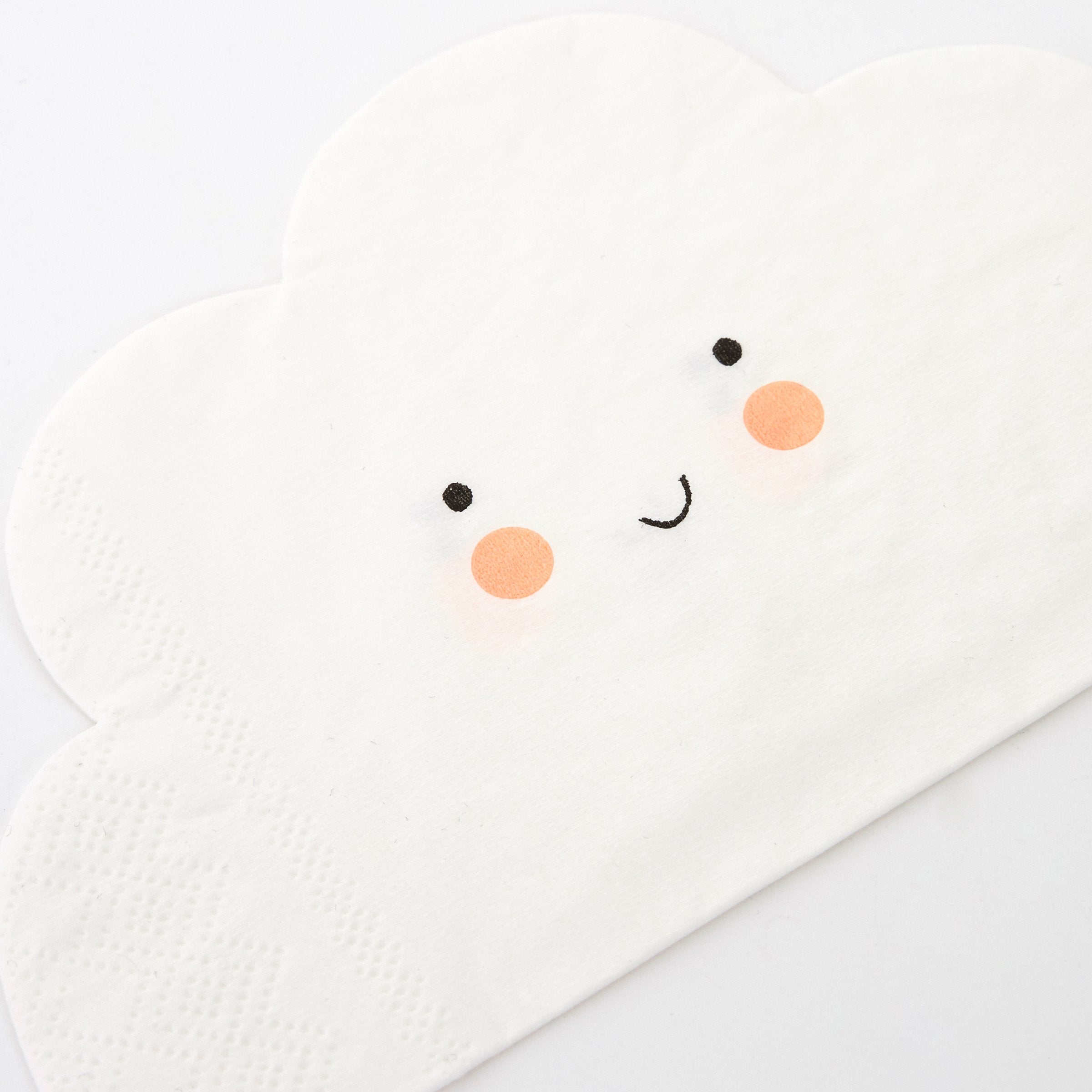 Serviettes nuage