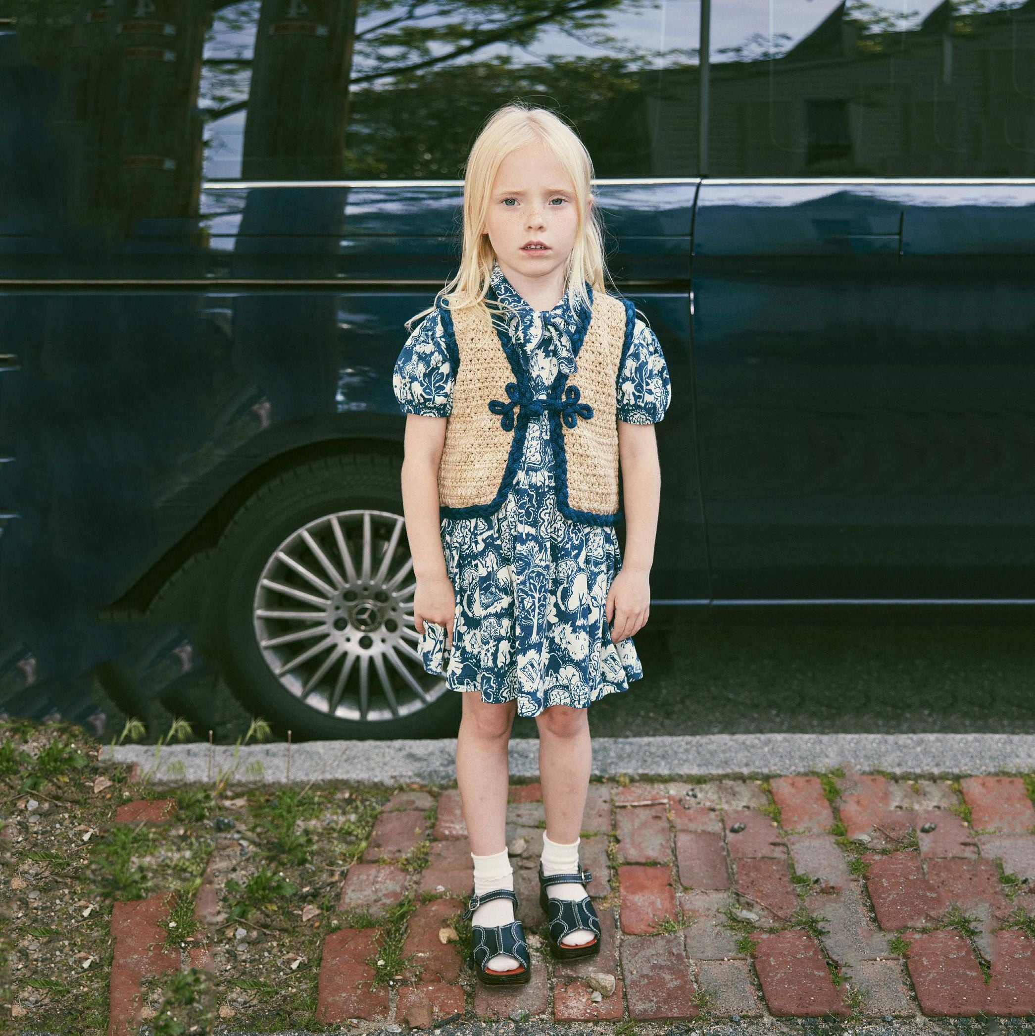 Boys & Girls Sand Knit Gilet