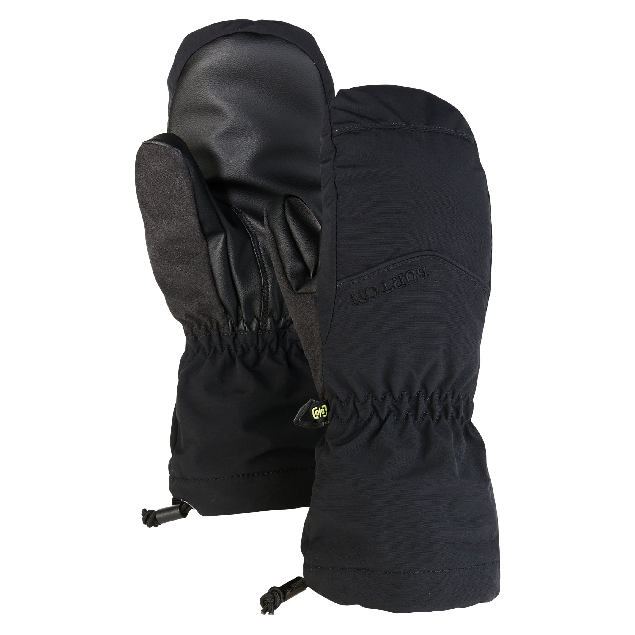 Boys & Girls Black Snow Gloves