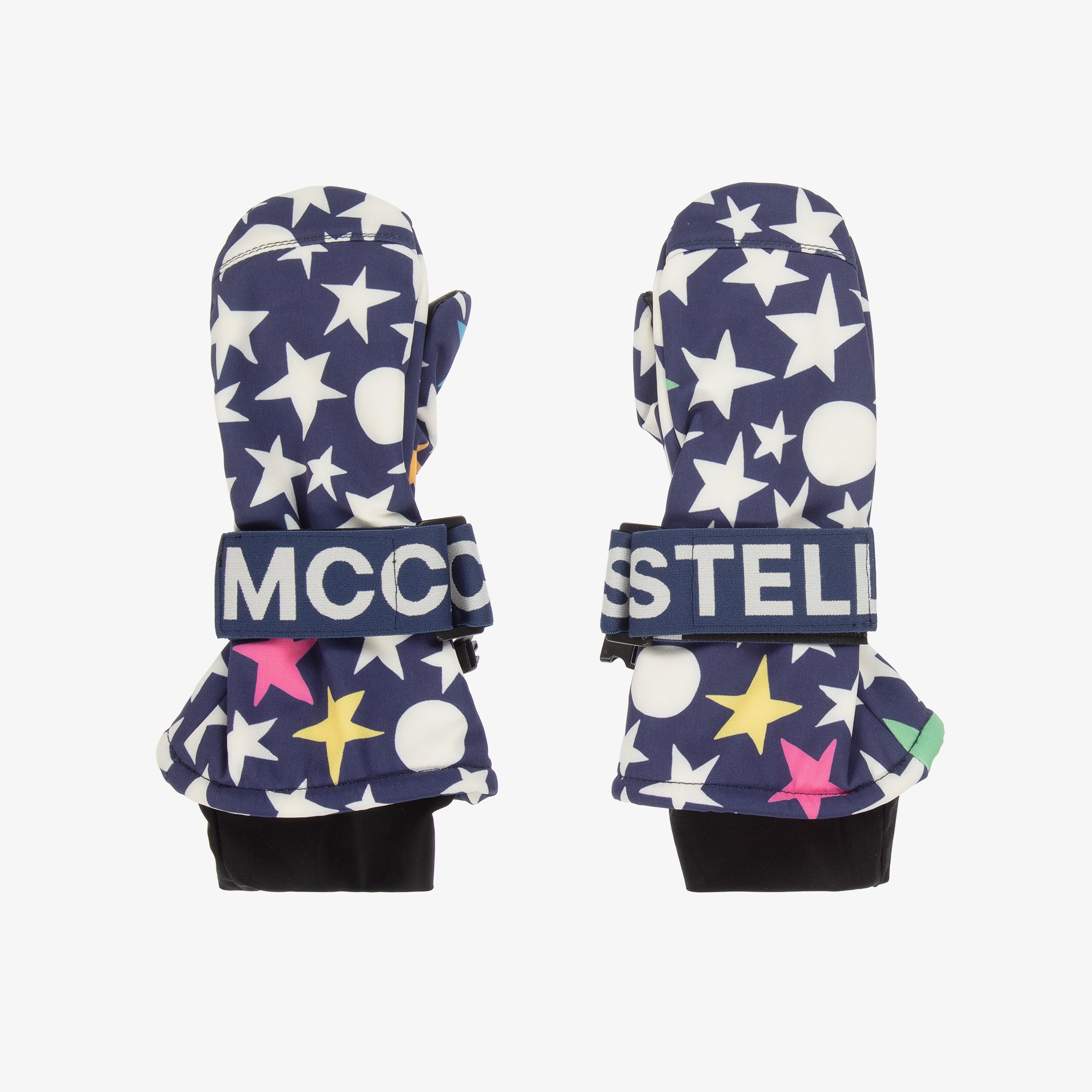 Boys & Girls Blue Star Ski Gloves