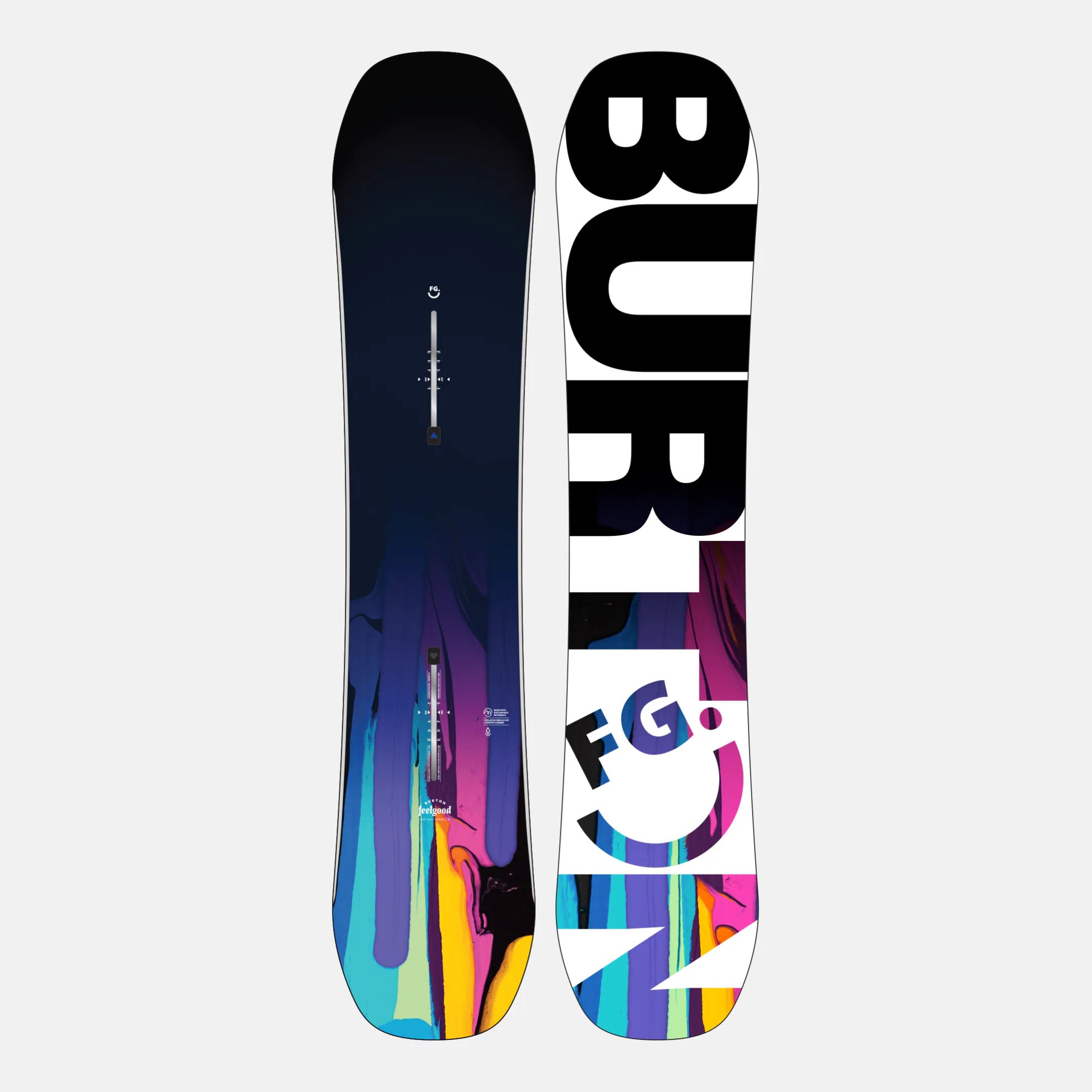 Boys & Girls White Logo Snowboard