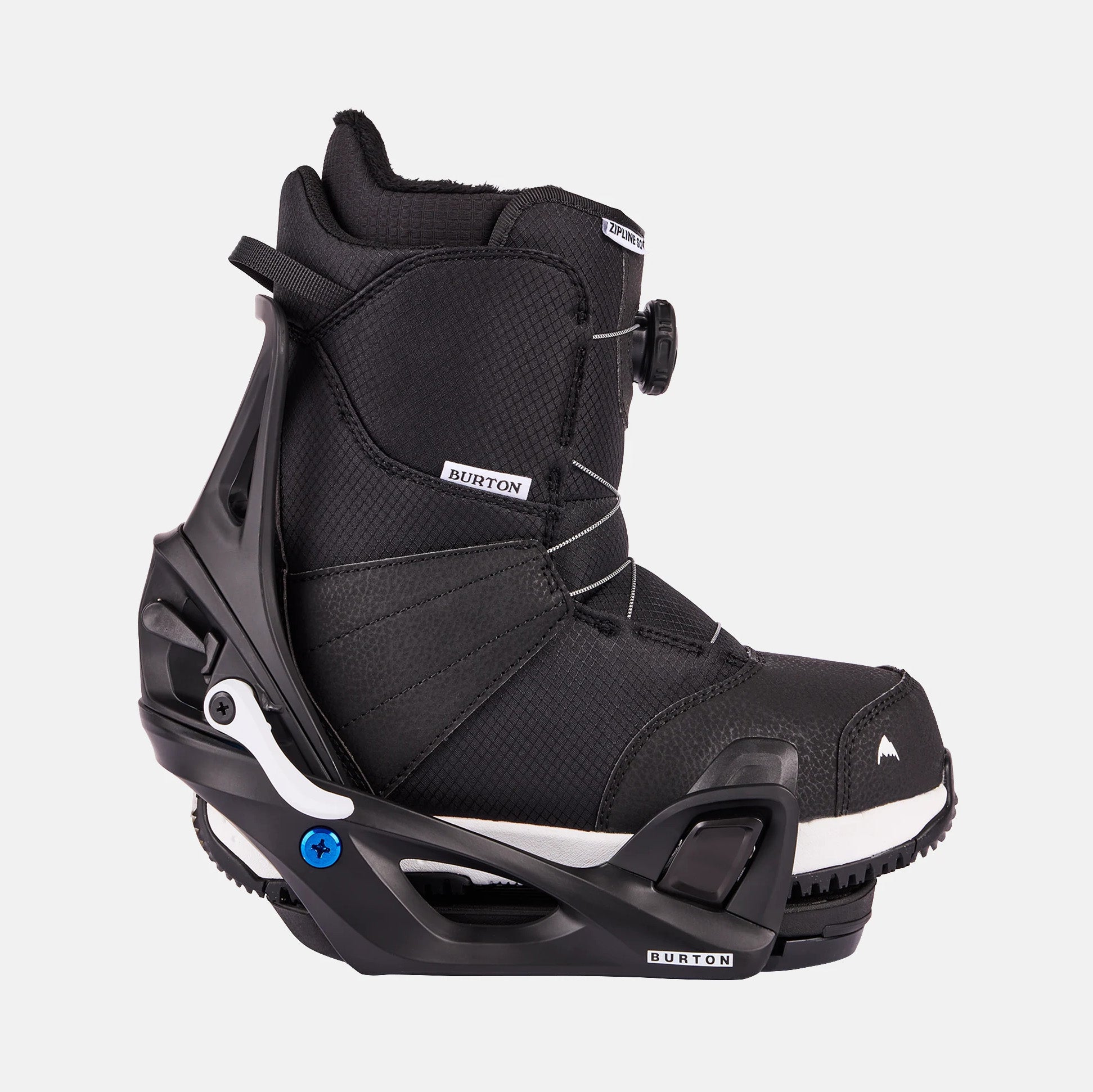 Fixations de snowboard noires pour garçons et filles "STEP ON"