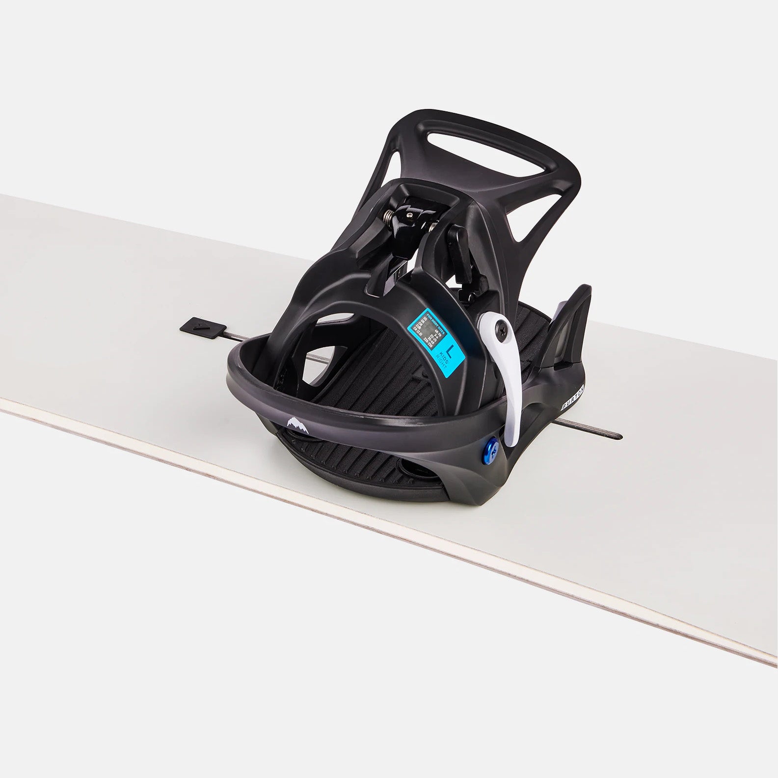 Fixations de snowboard noires pour garçons et filles "STEP ON"