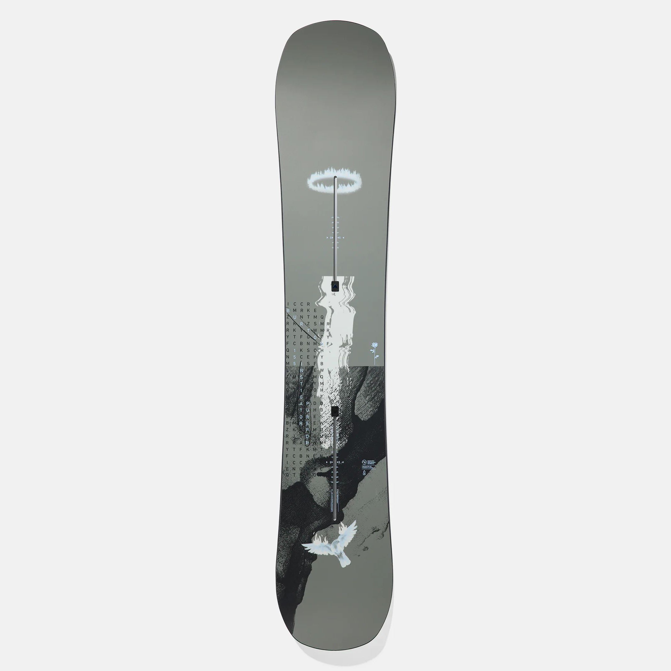 Adult Black Instigator PurePop Camber Snowboard