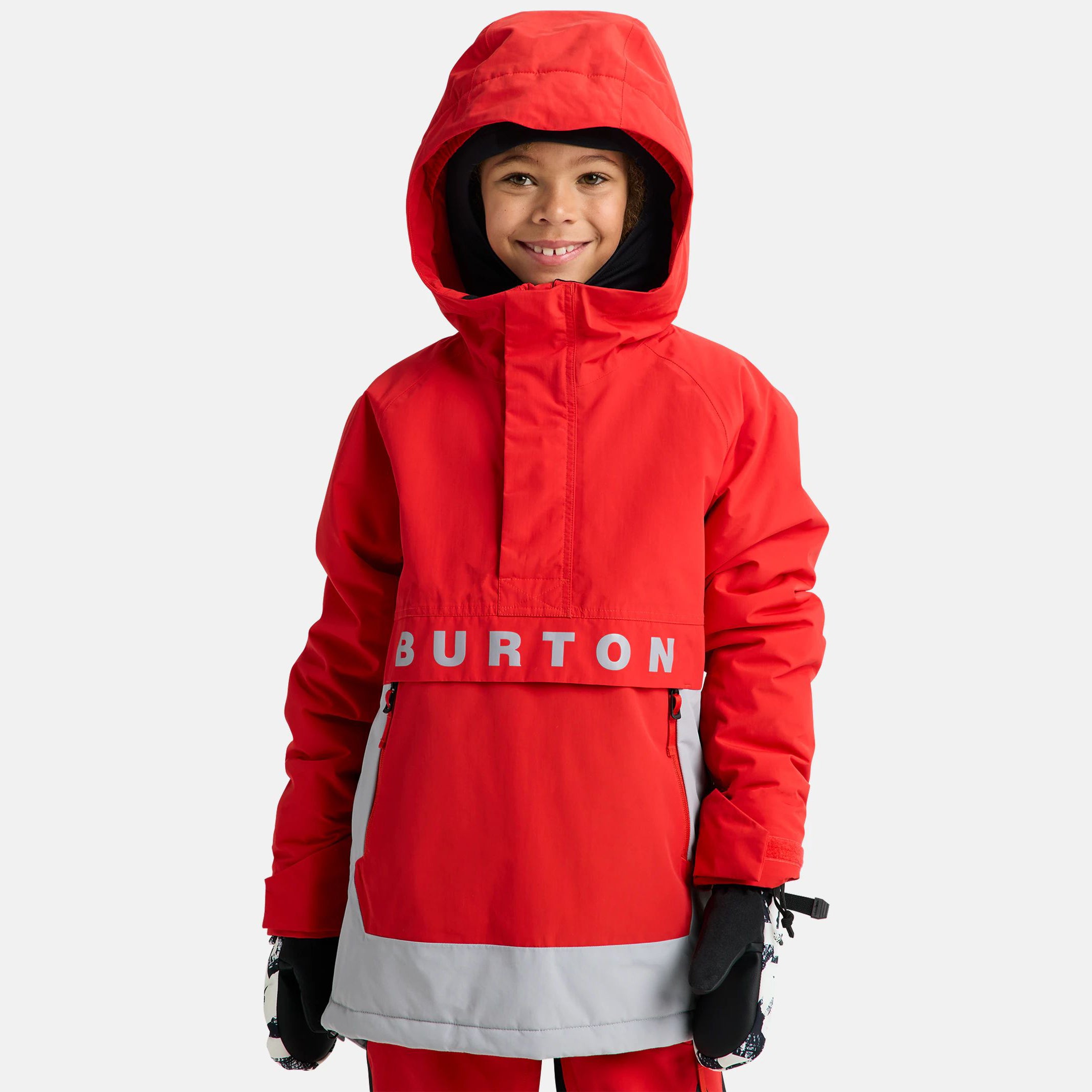 Boys & Girls Red Frostner 2L Hooded Ski Jacket