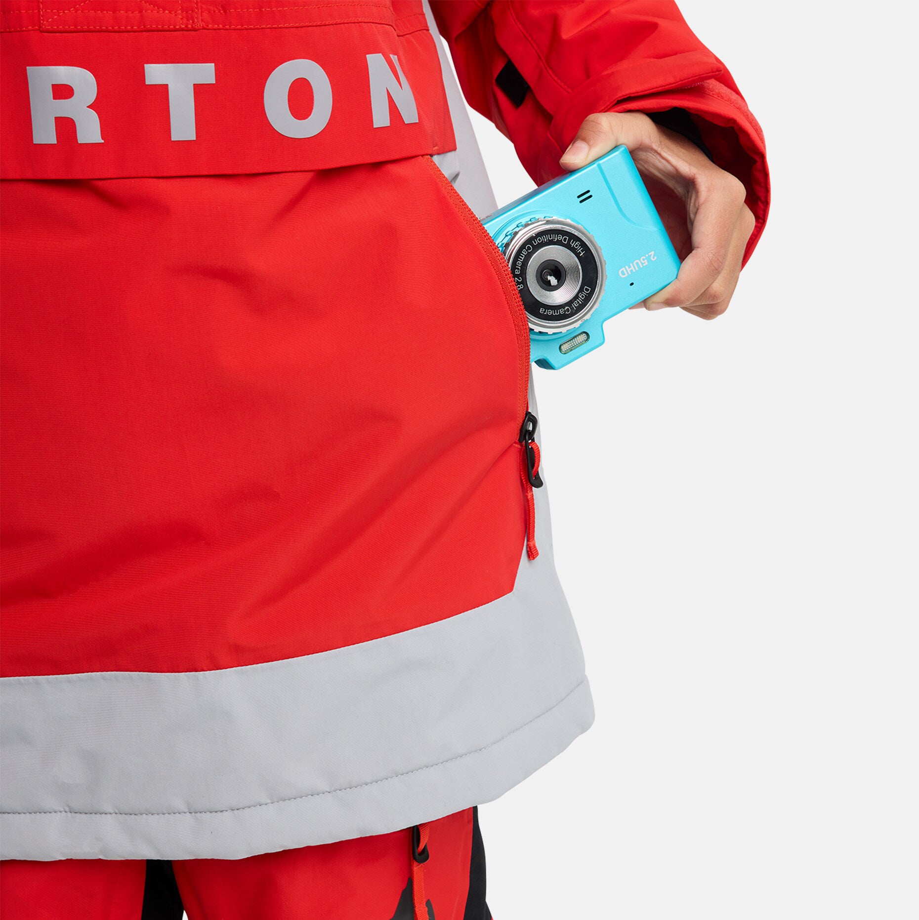 Boys & Girls Red Frostner 2L Hooded Ski Jacket