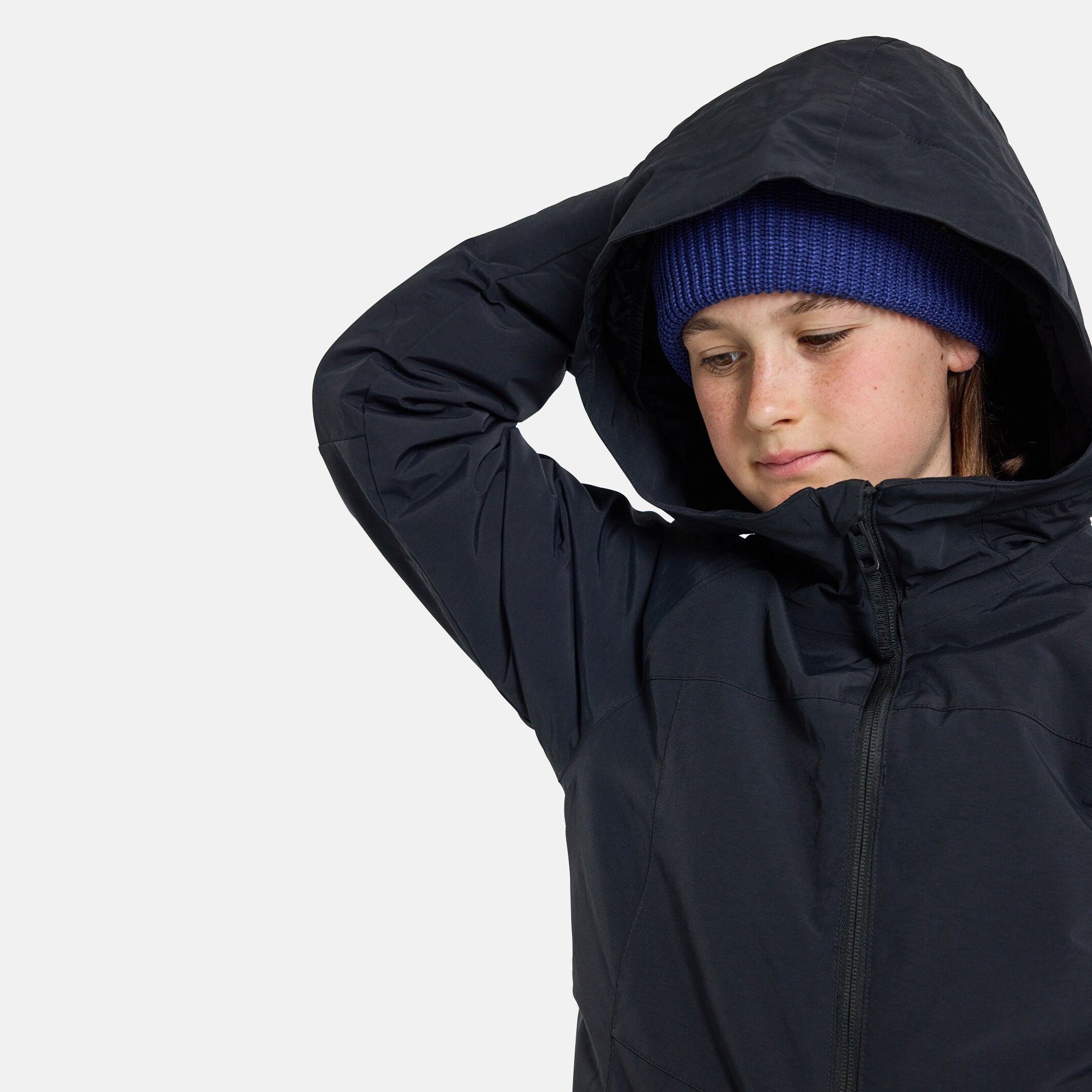 Boys & Girls Black Snow Jacket