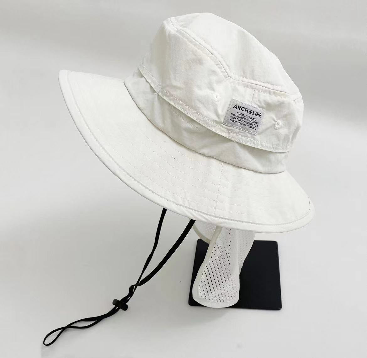 Boys & Girls White Bucket Hat