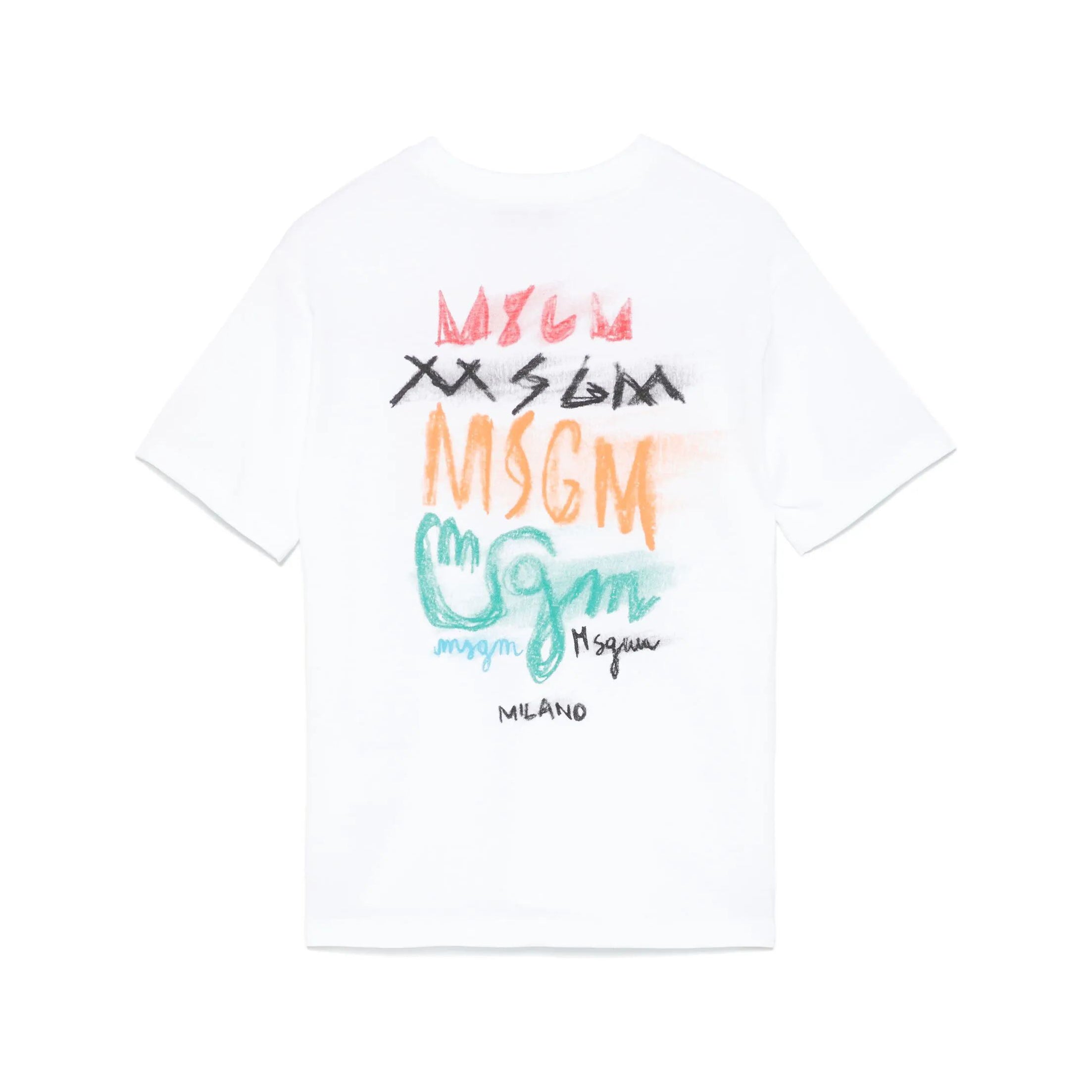 Boys White Graphic Printed Cotton T-Shirt