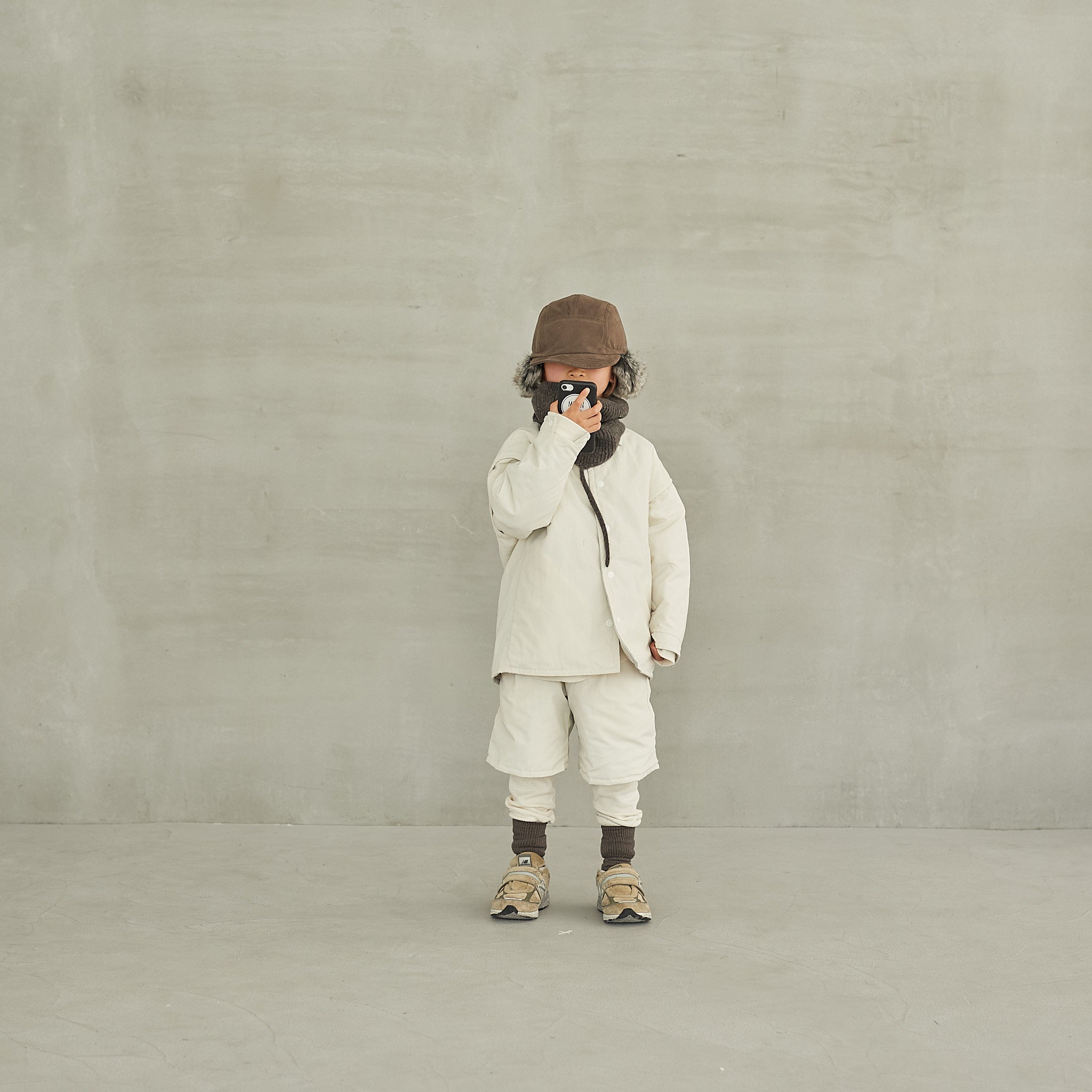 Boys & Girls White Reversible Jacket