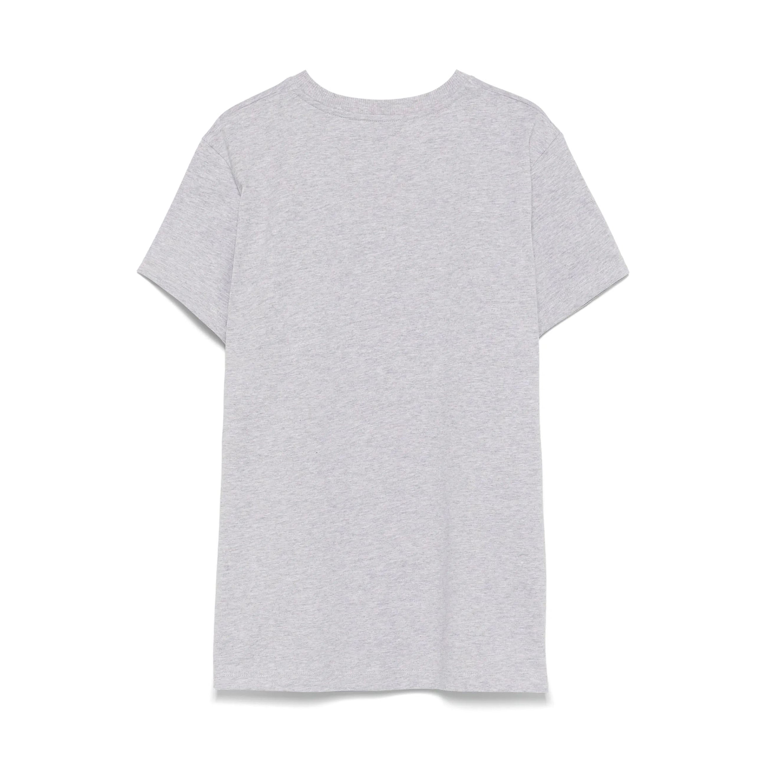 Boys & Girls Grey Cotton T-Shirt