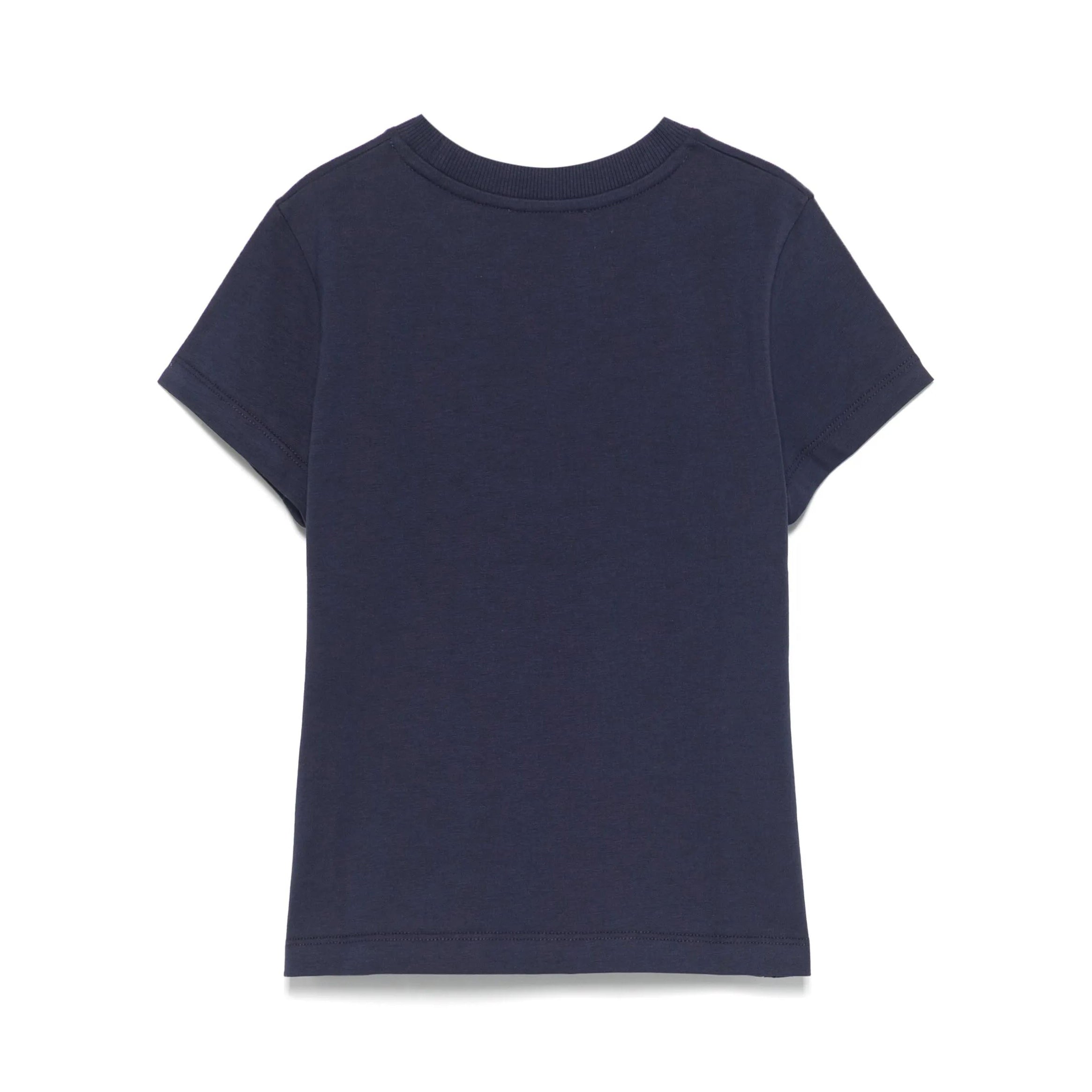 Boys & Girls Navy Cotton T-Shirt