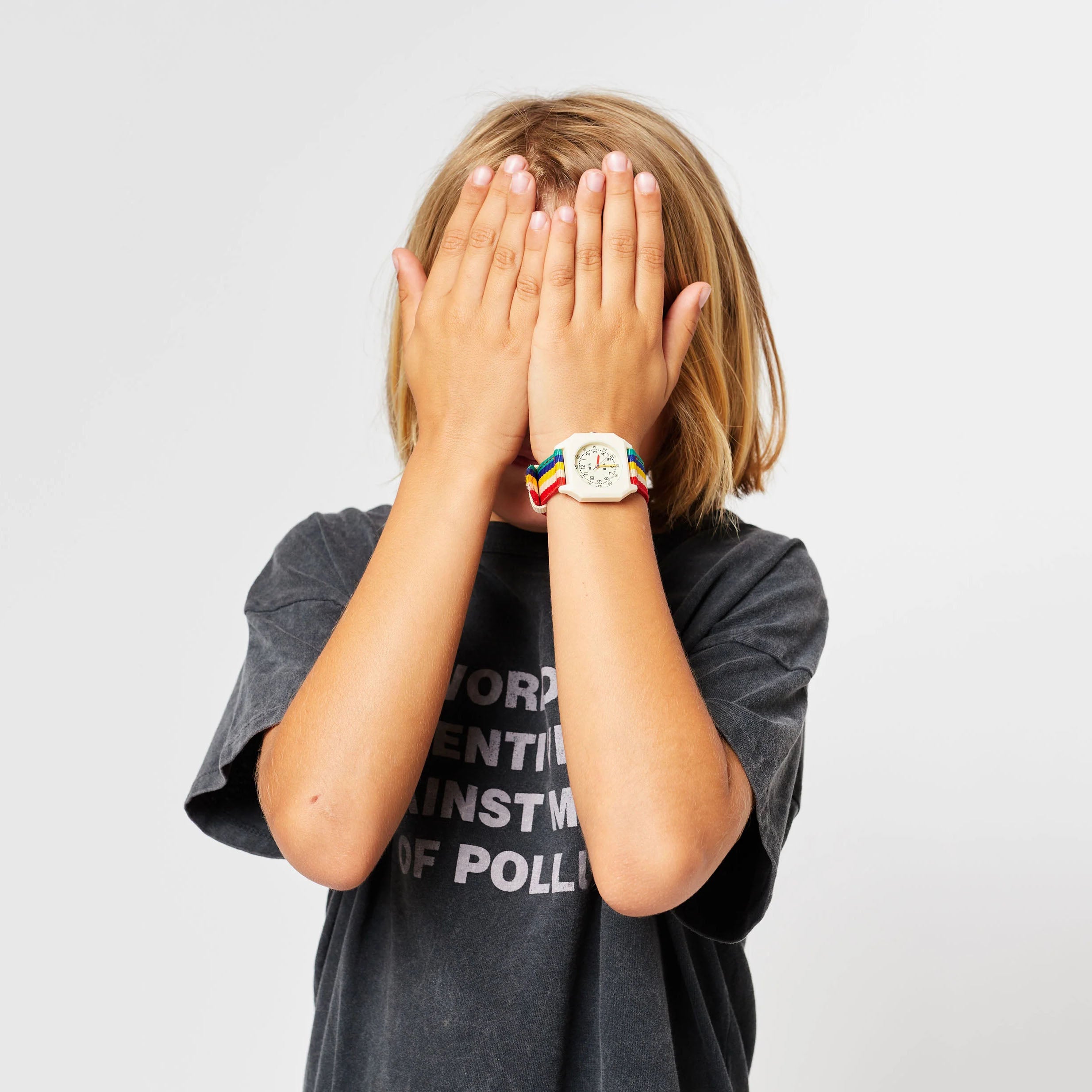 Boys & Girls Multicolor Stripes Watch