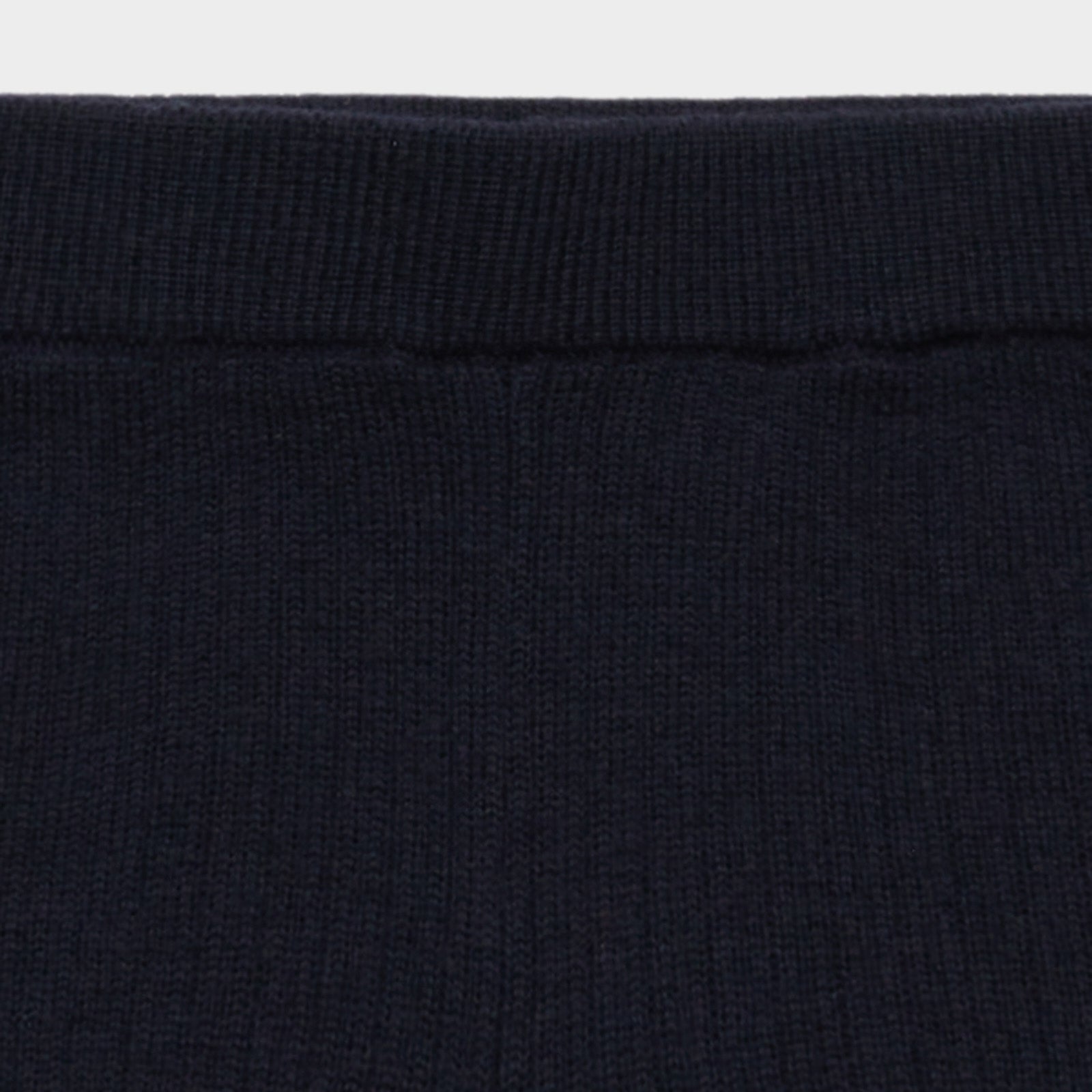 Girls Dark Navy Wool Trousers
