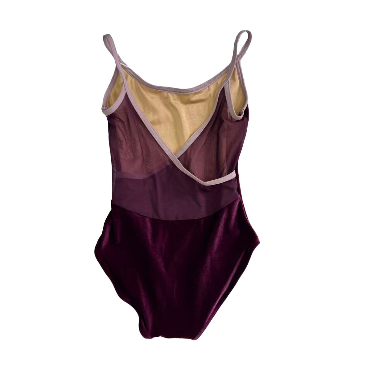 Combinaisons de ballet "Fiona/V-Roxy/N-Magic/Mesh-Opera" violet foncé pour femmes