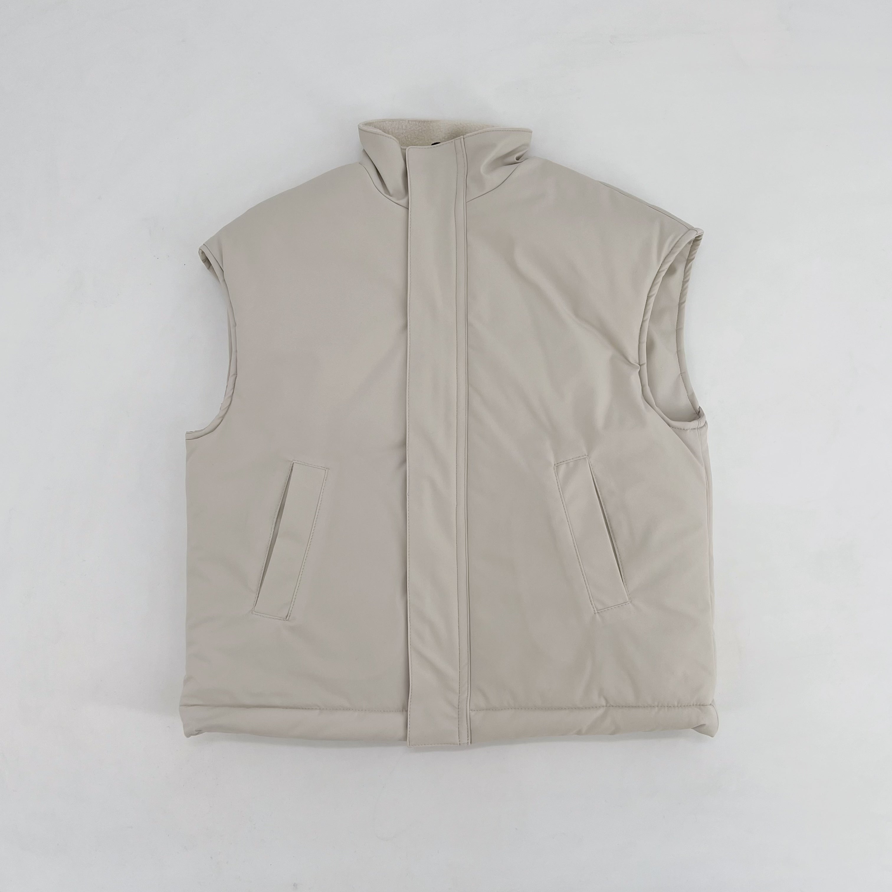 Boys & Girls White Padded Gilet