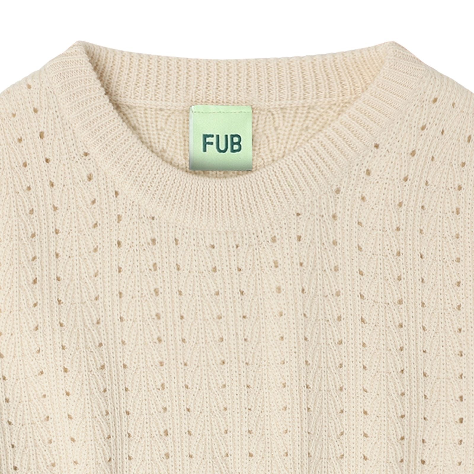 Boys & Girls White Wool Sweater
