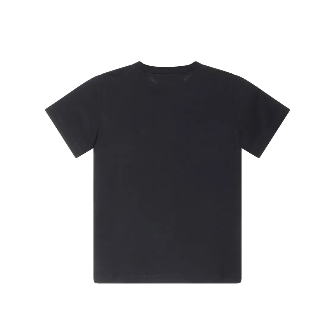 Boys Navy Logo Cotton T-Shirt