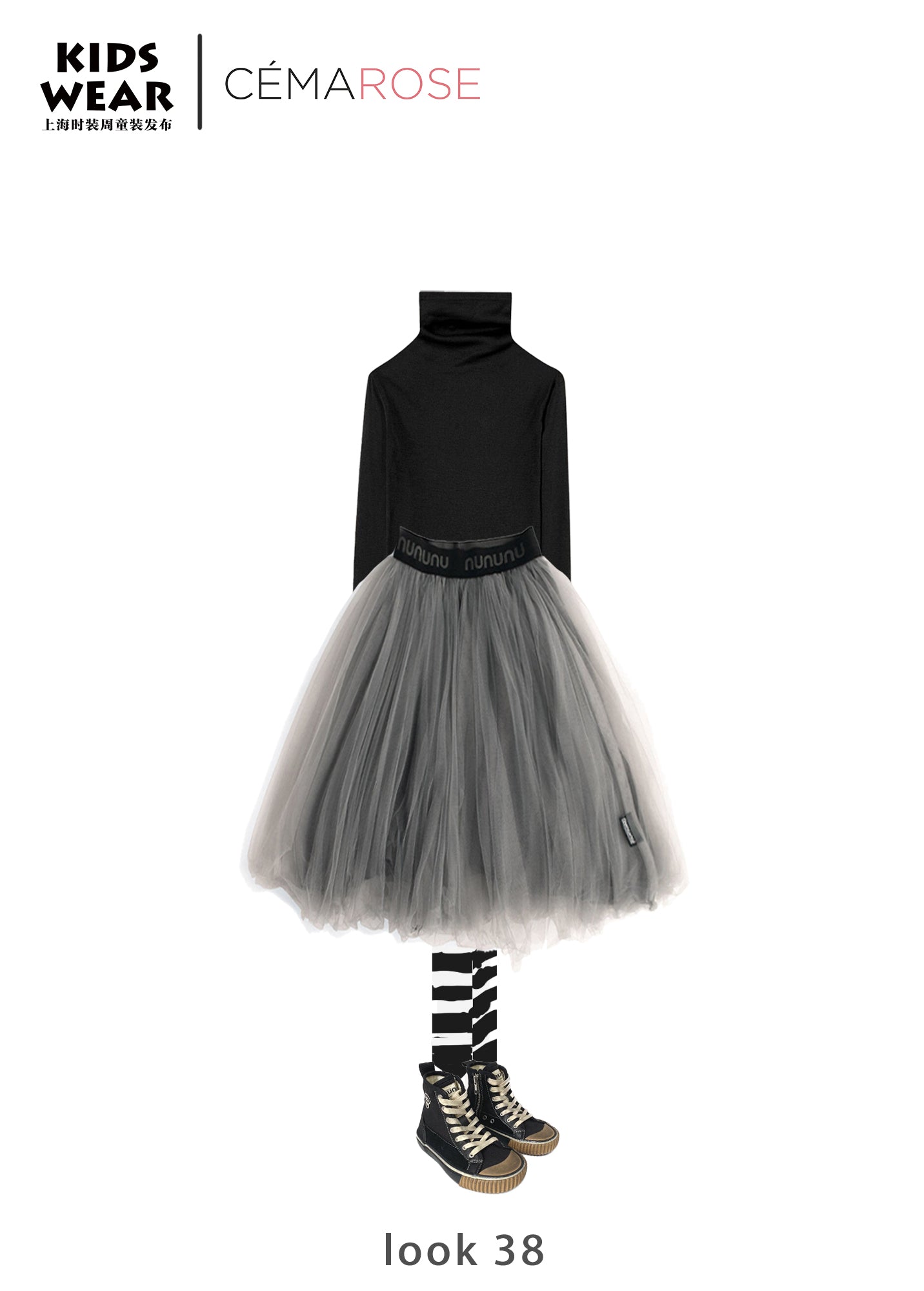 Boys & Girls Black Cotton T-Shirt