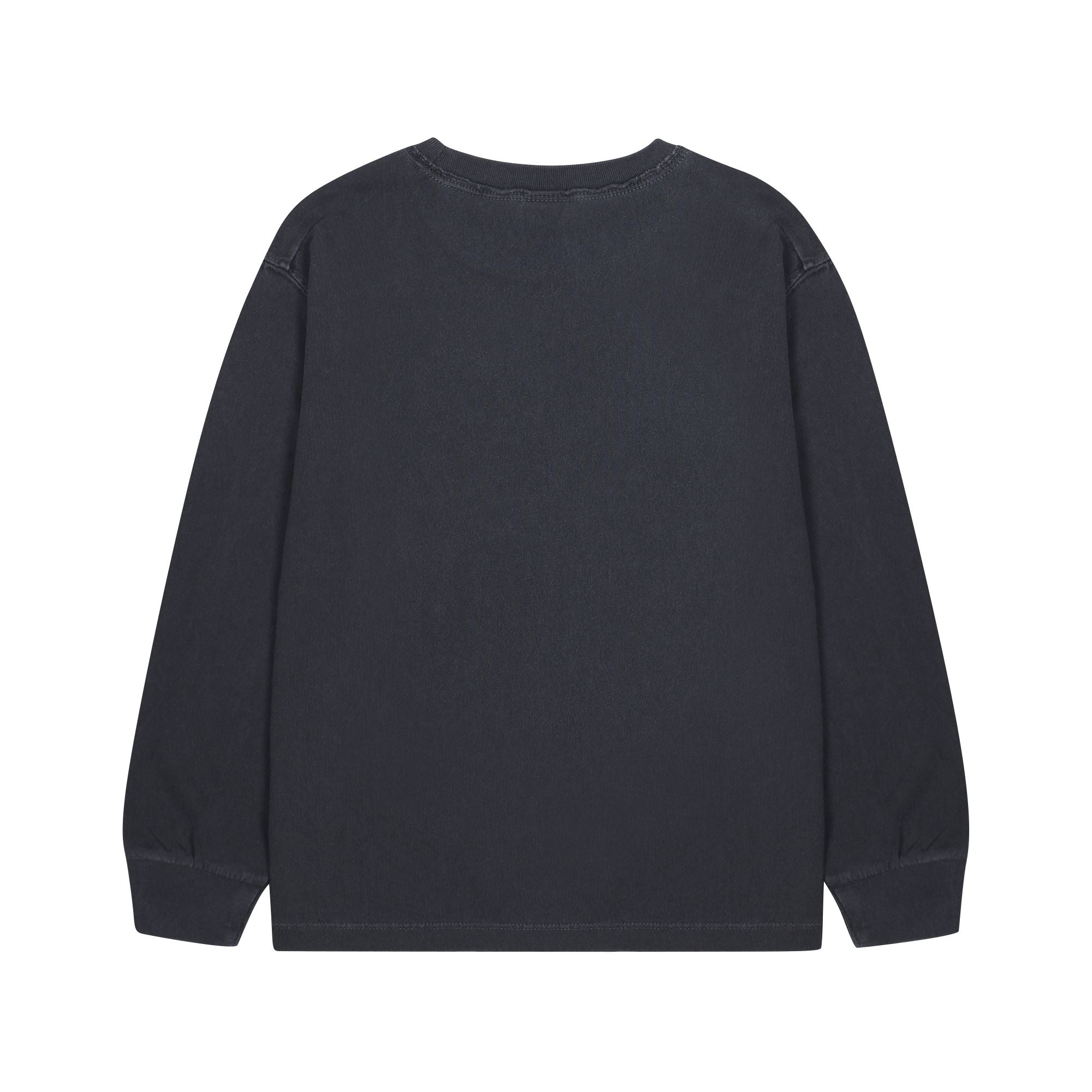 Boys & Girls Charcoal Printed Cotton Sweatshirt