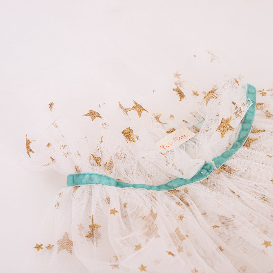 Golden Star Tulle Cape
