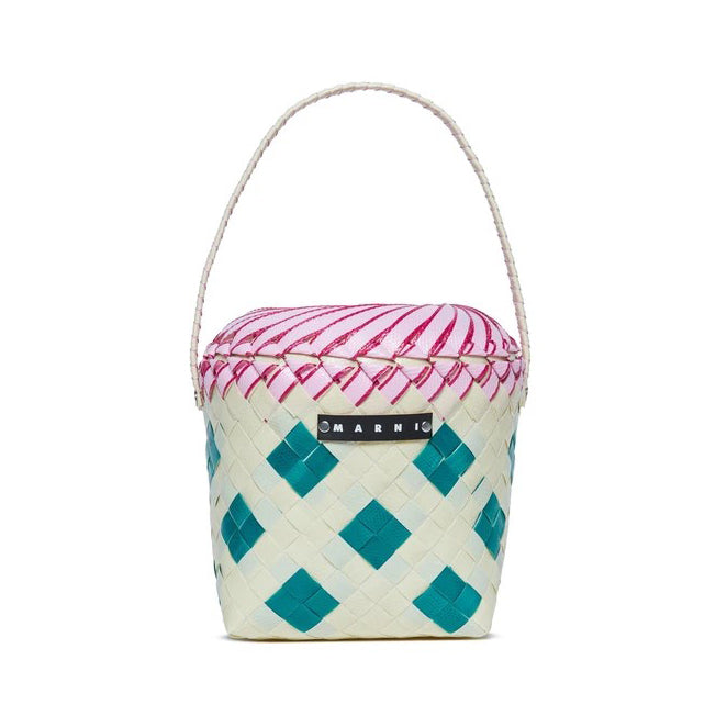 Girls Colorful Woven HandBag(H18xW17xD16cm)
