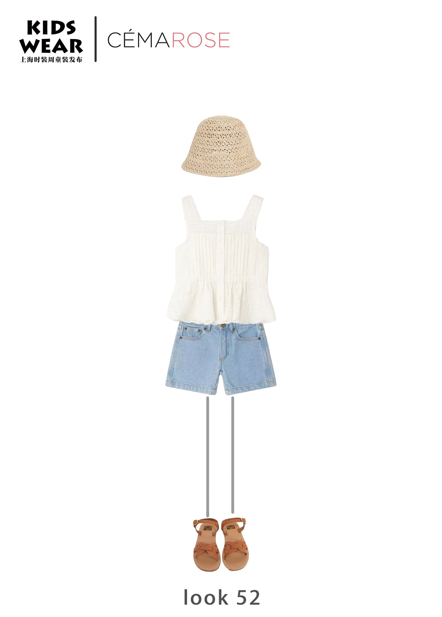 Girls White Cotton Top