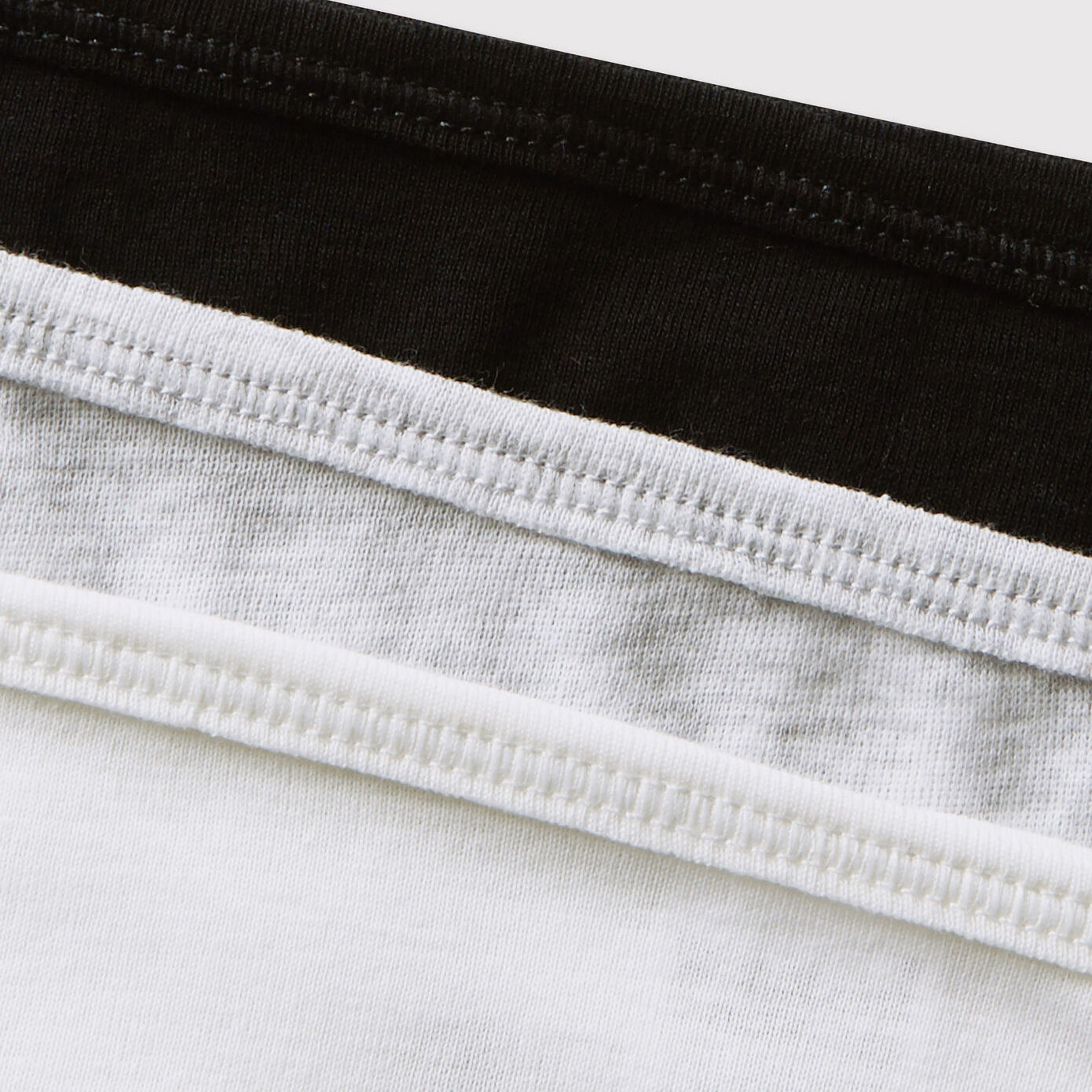Ensemble de sous-vêtements en coton blanc pour filles (lot de 3)