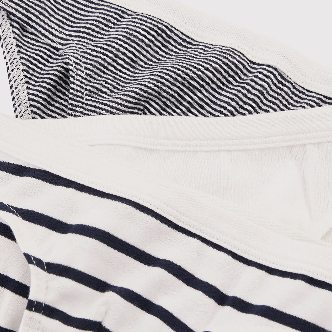 Ensemble de sous-vêtements en coton à rayures noires pour garçons (lot de 3)