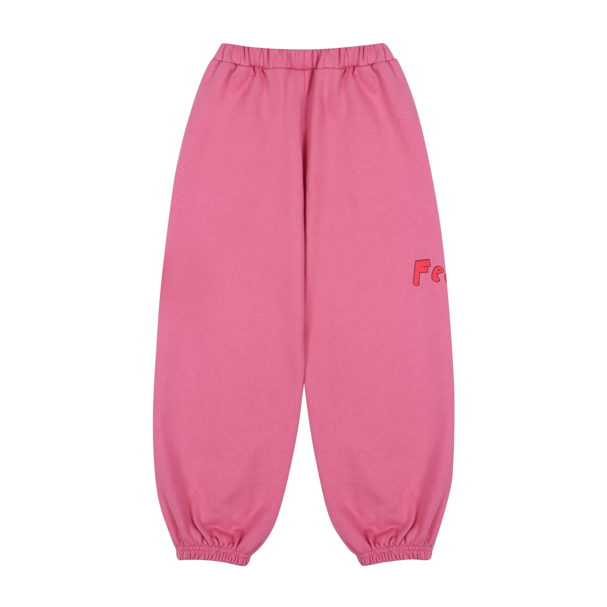 Boys & Girls Pink Cotton Trousers