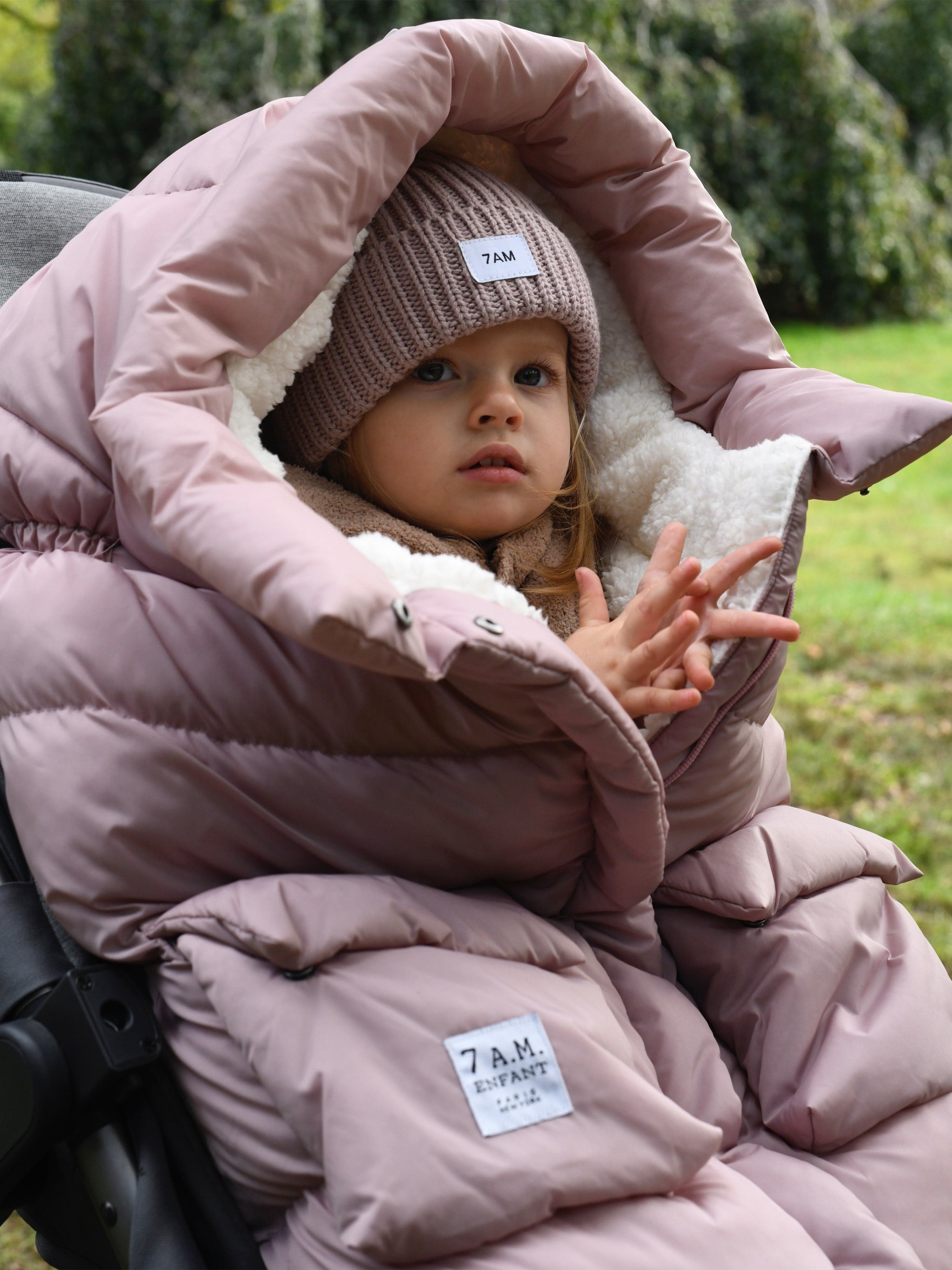 7AM Enfant Baby Girls Blanket 212 Evolution Oslo Nest in Pink