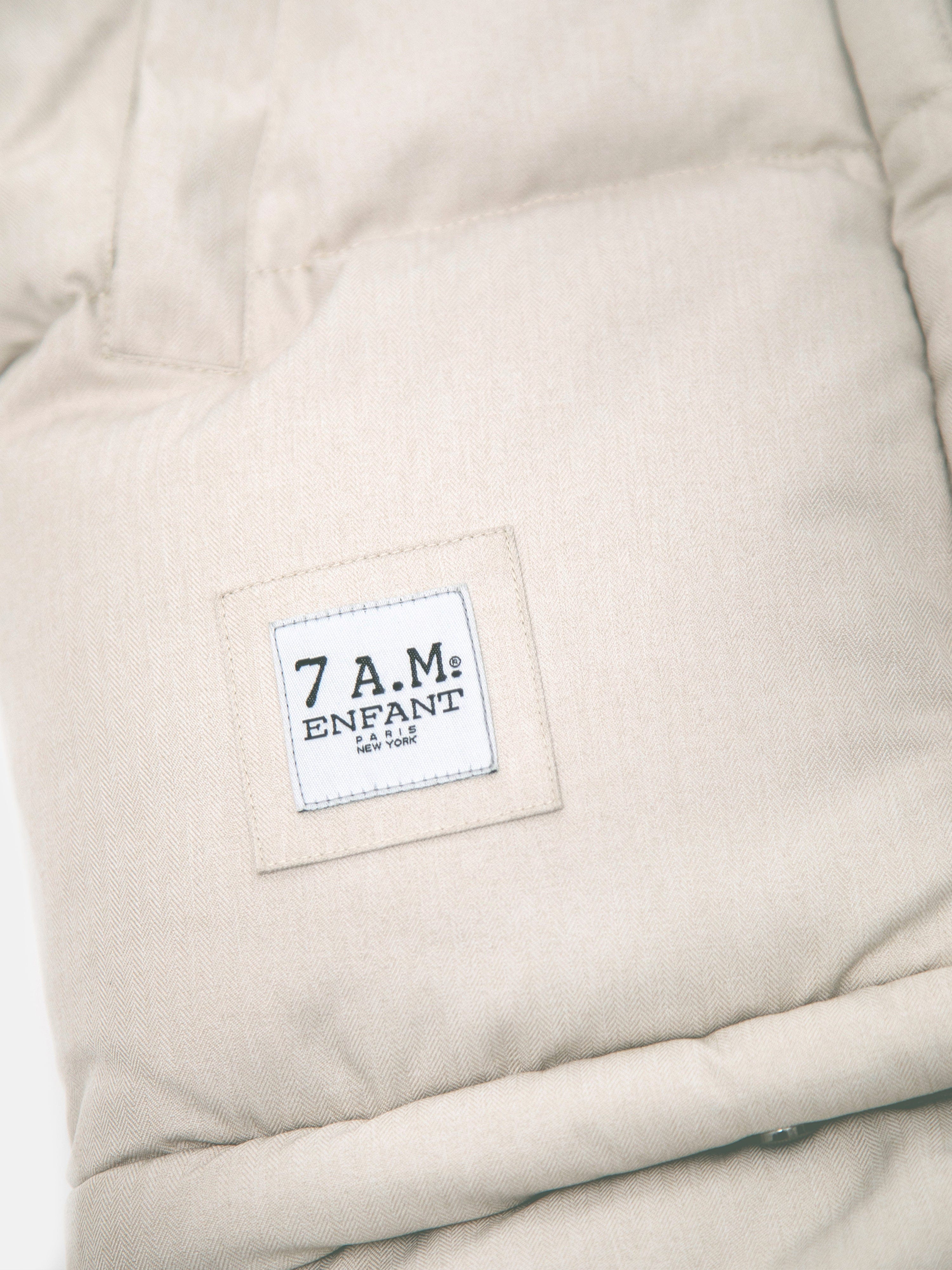7AM Enfant Baby Blanket 212 Evolution Tundra Nest in Ivory
