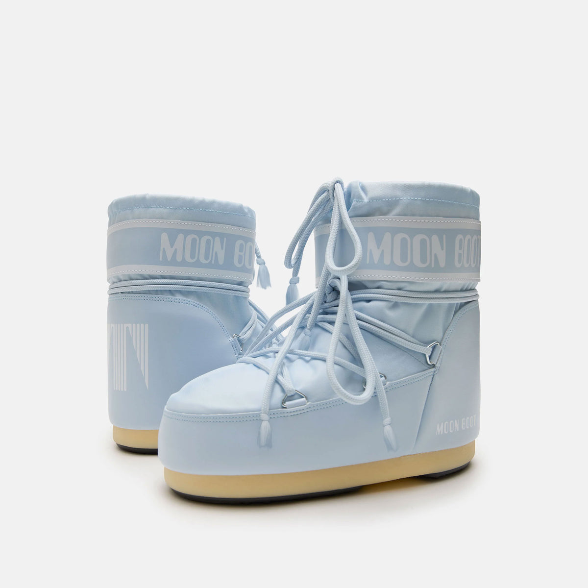 Women Light Blue "ICON LOW" Nylon Boots