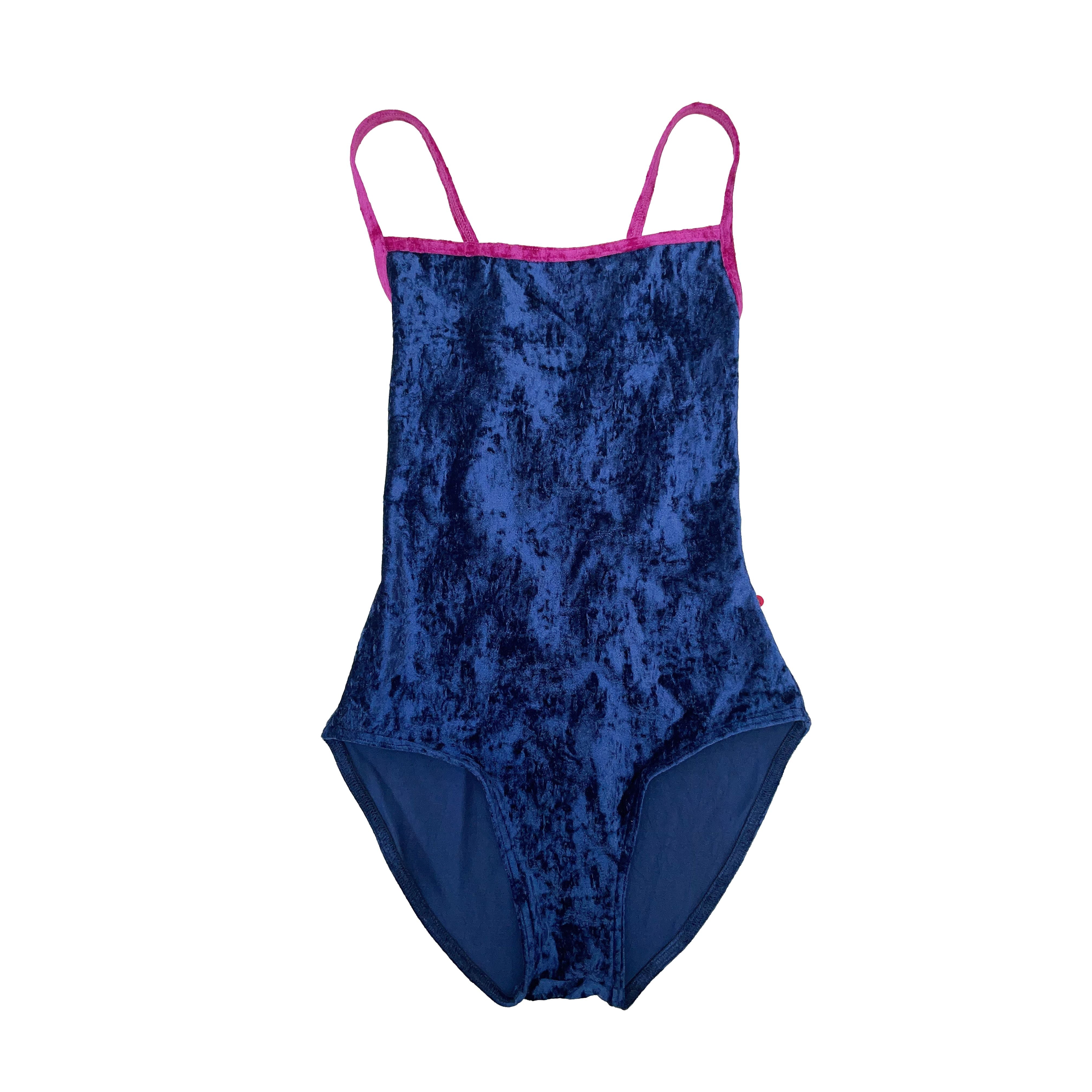 Girls Dark Blue "Daniela/CV-Dark Blue/CV-Lady" Ballet Onesies