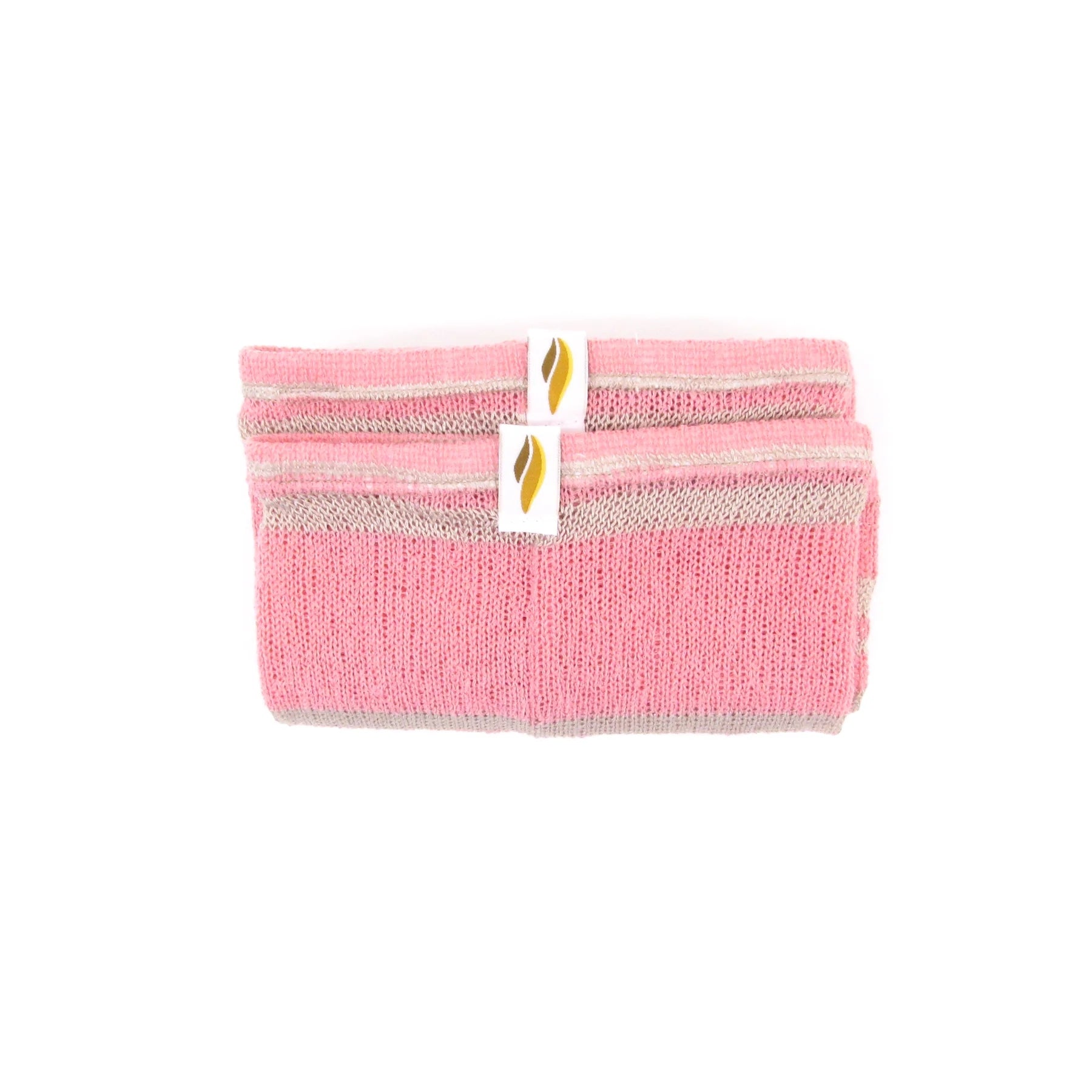 Adult Pink Stripes Ballet Warm Up Socks