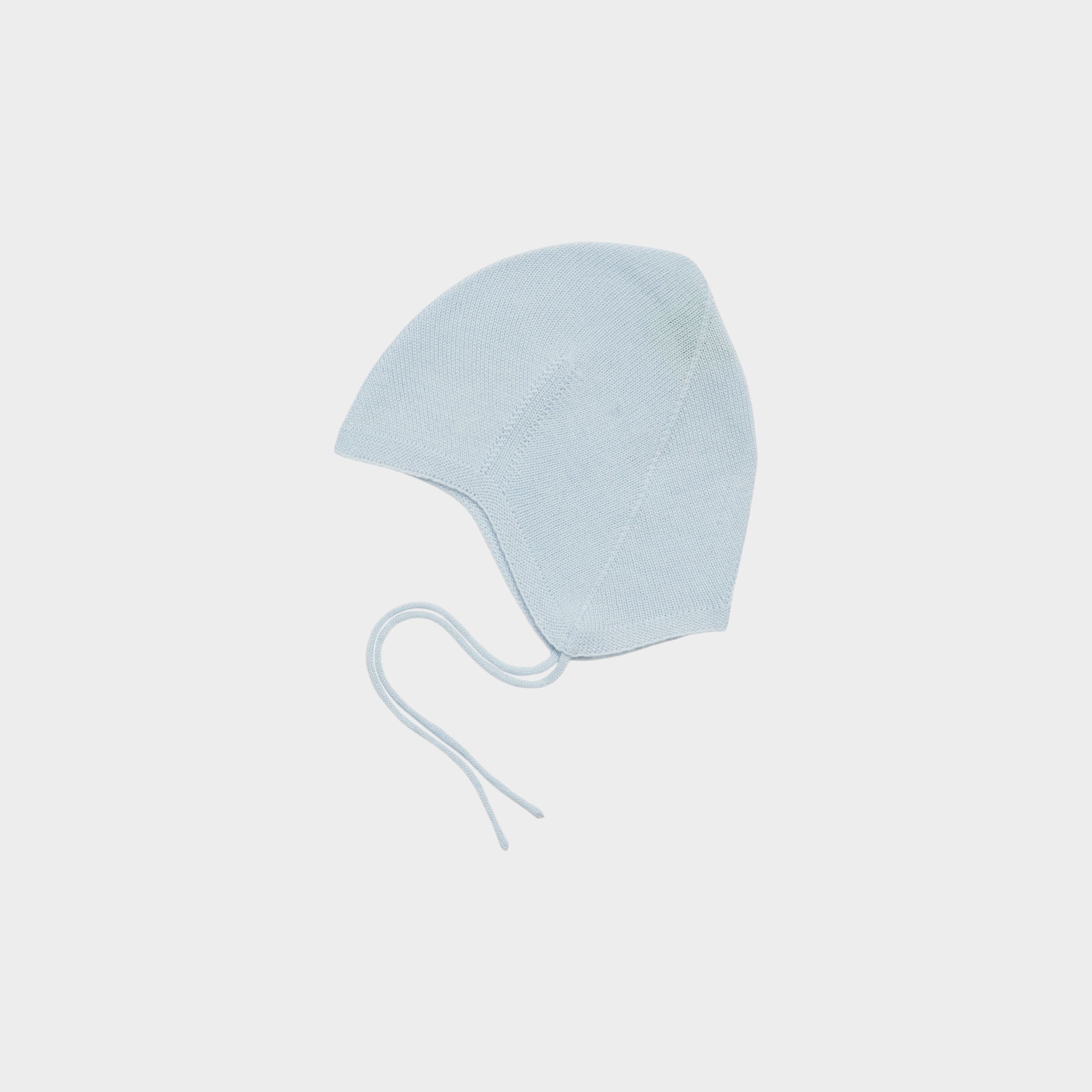 Baby Boys & Girls Light Blue Wool Hat
