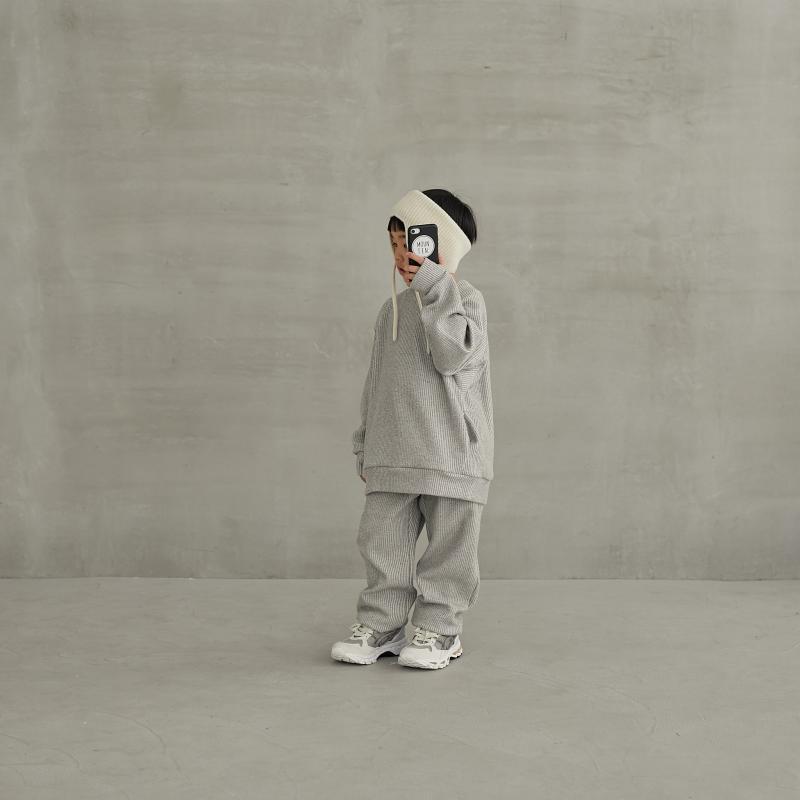Boys & Girls Grey Cotton Sweatshirt